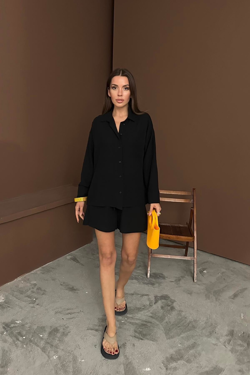 Wholesale Black Alsatian Linen Suit