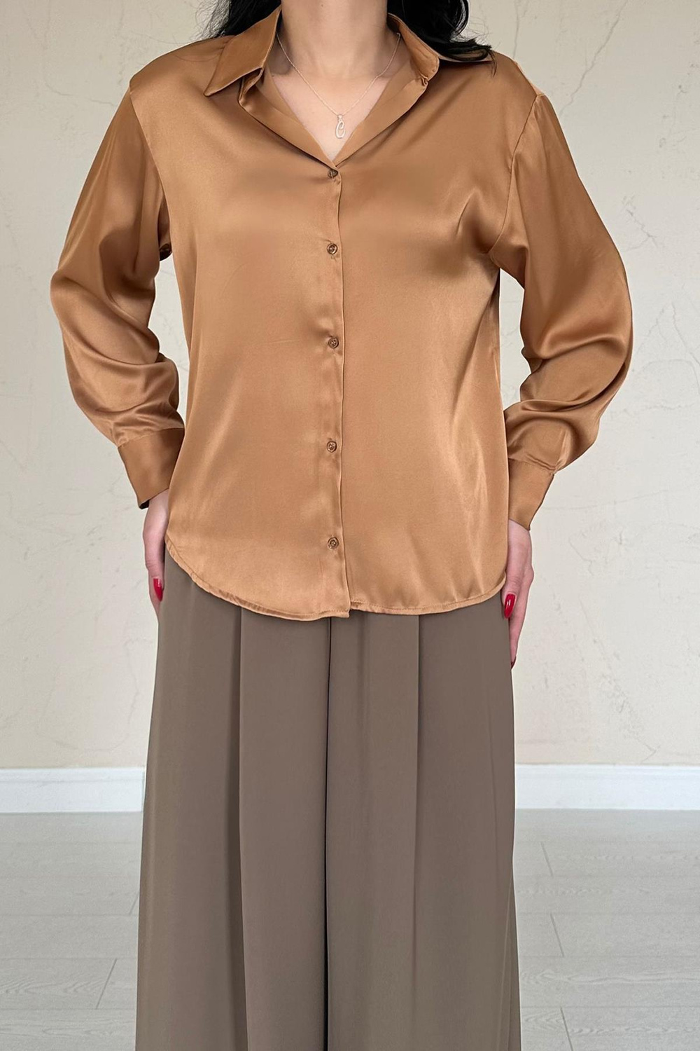 Wholesale Mink Satin Shirt