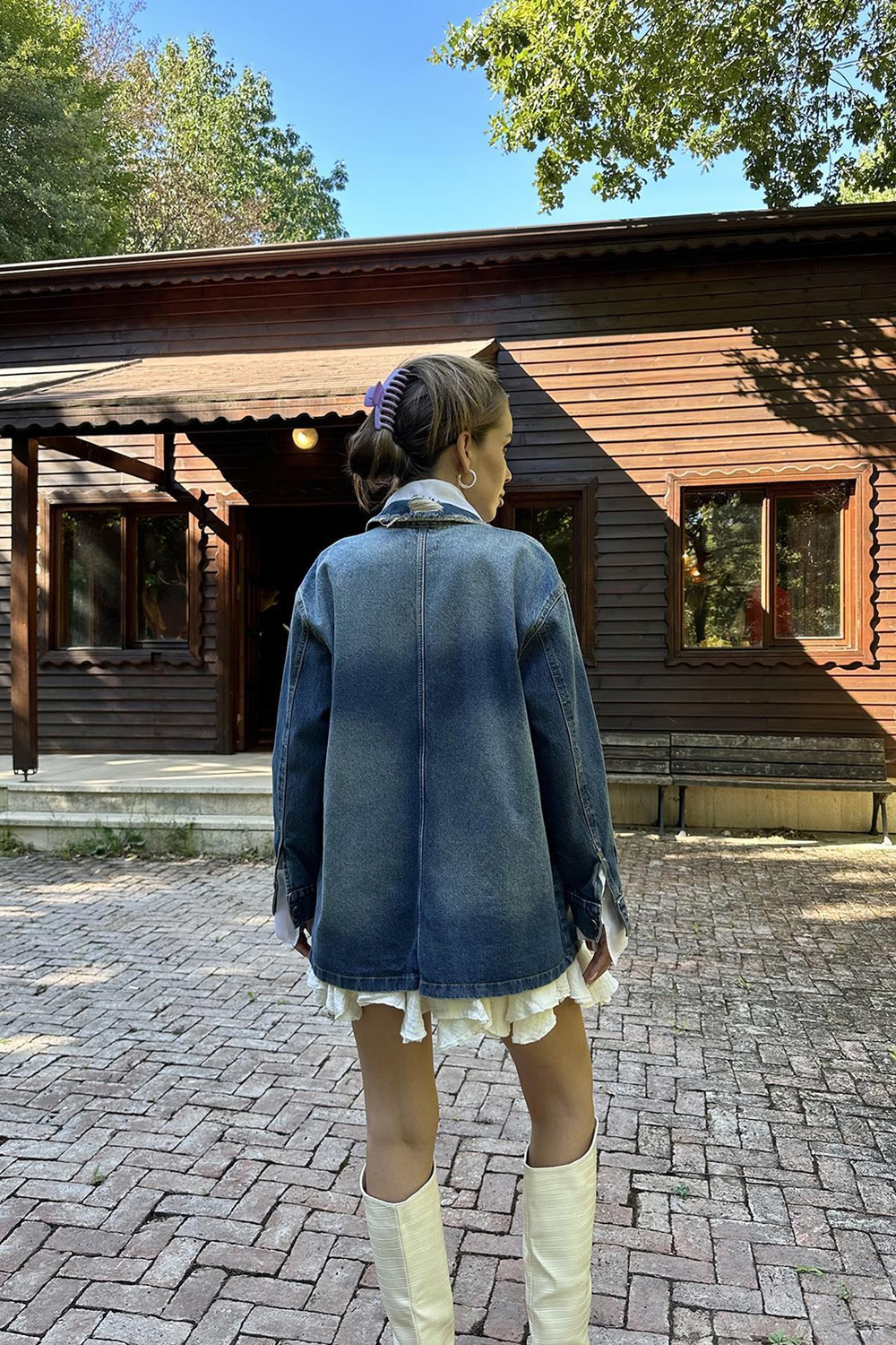 Wholesale Vintage Denim Jacket - Blue