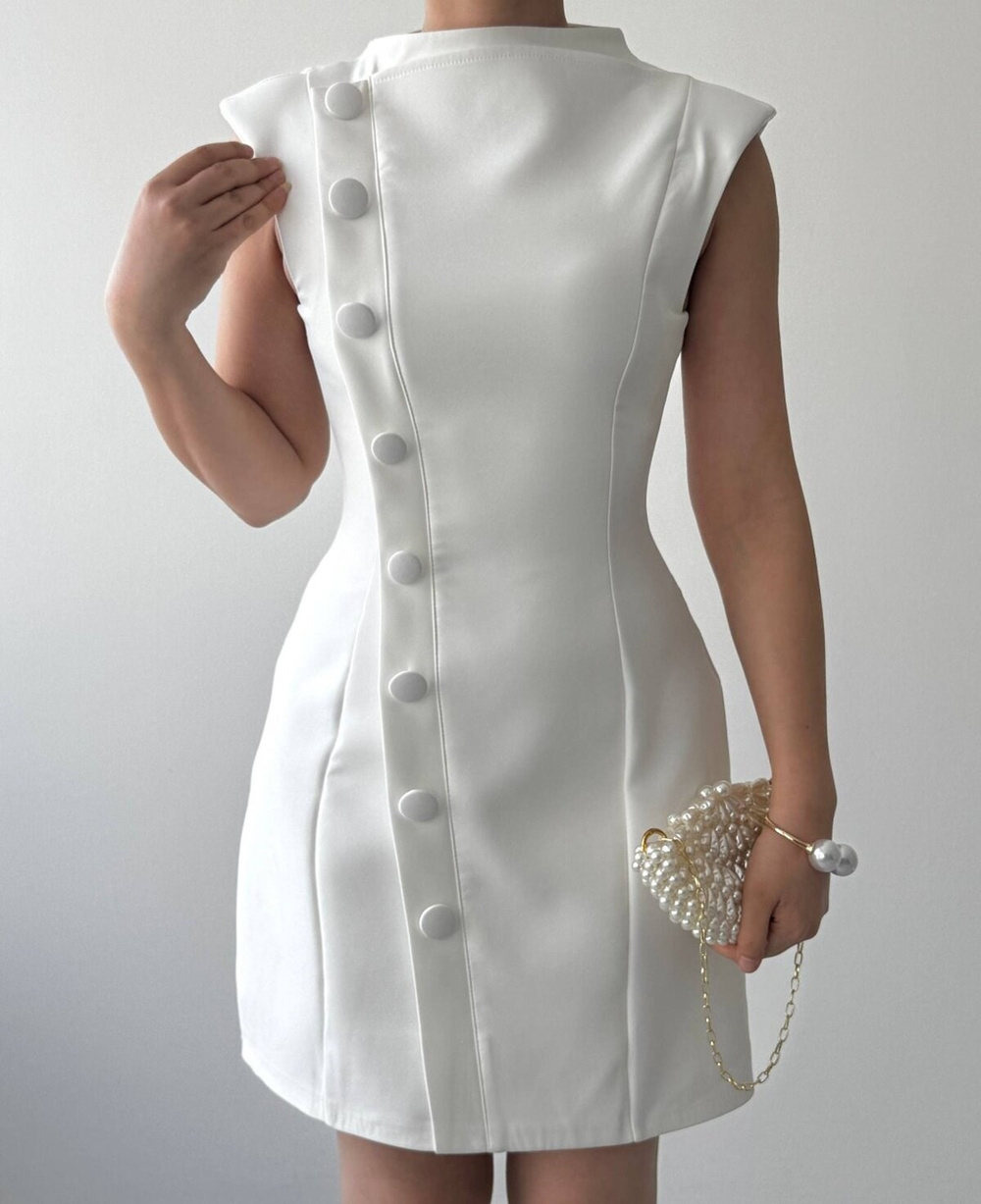 Xaes Button Detail Dress