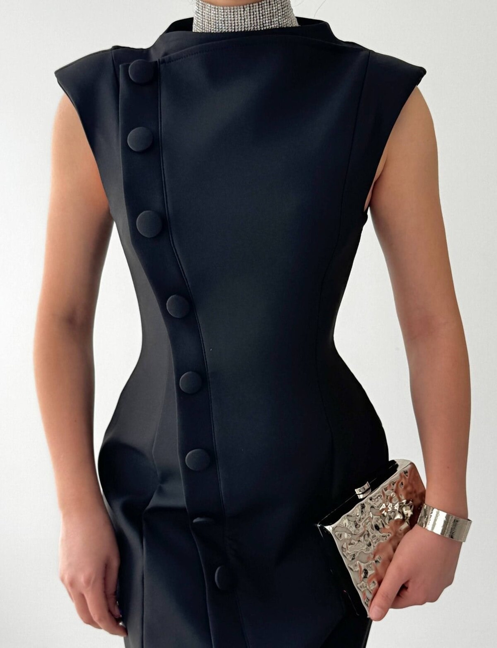 Xaes Button Detail Dress