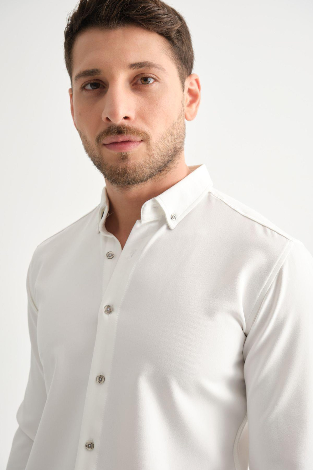 Wholesale Flex Slim Fit Soft Sweat-Absorbing Easy-Iron Breathable Mens Shirt  