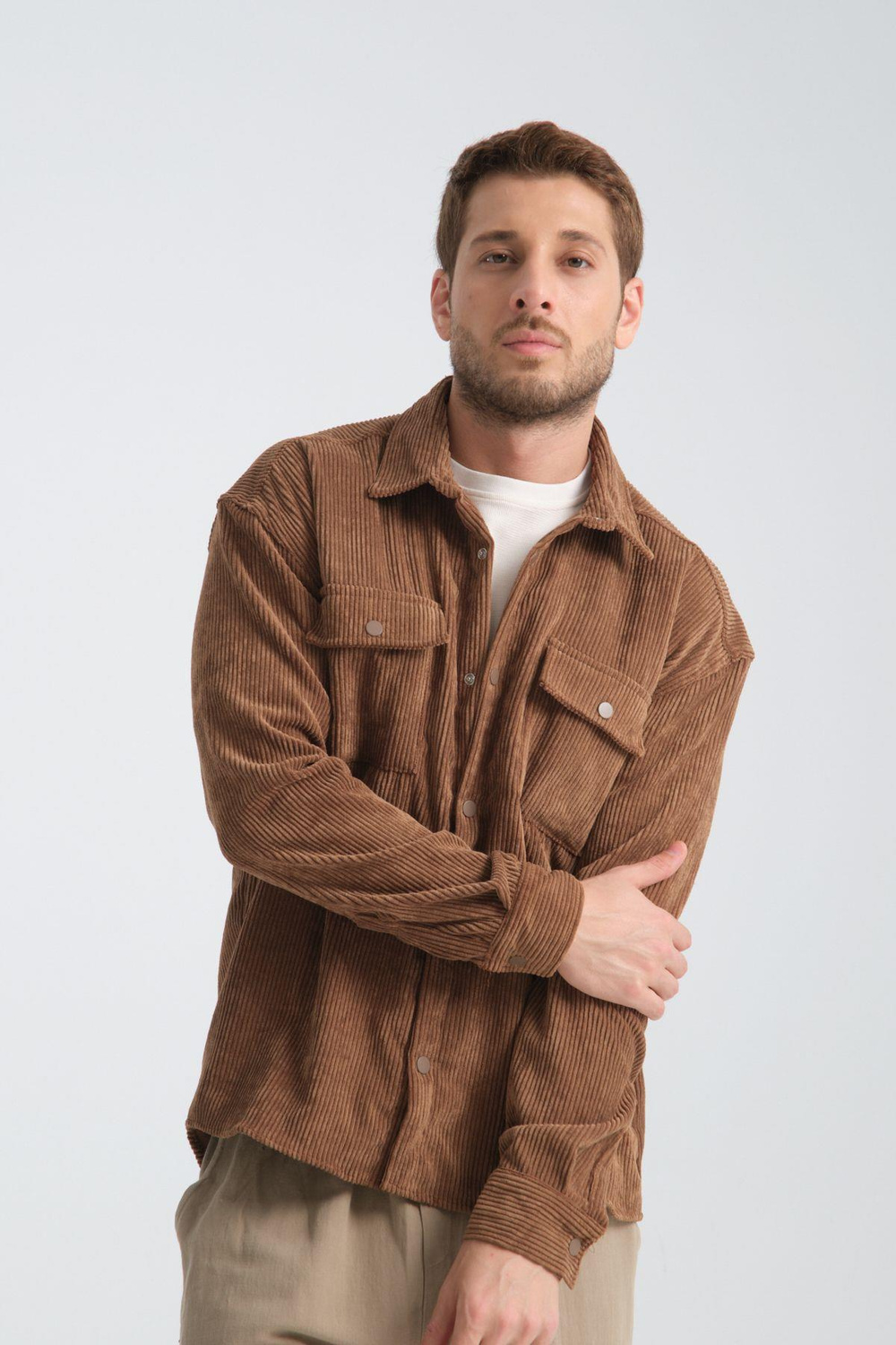 Wholesale Haven Mens Oversize Thick Corduroy Shirt  