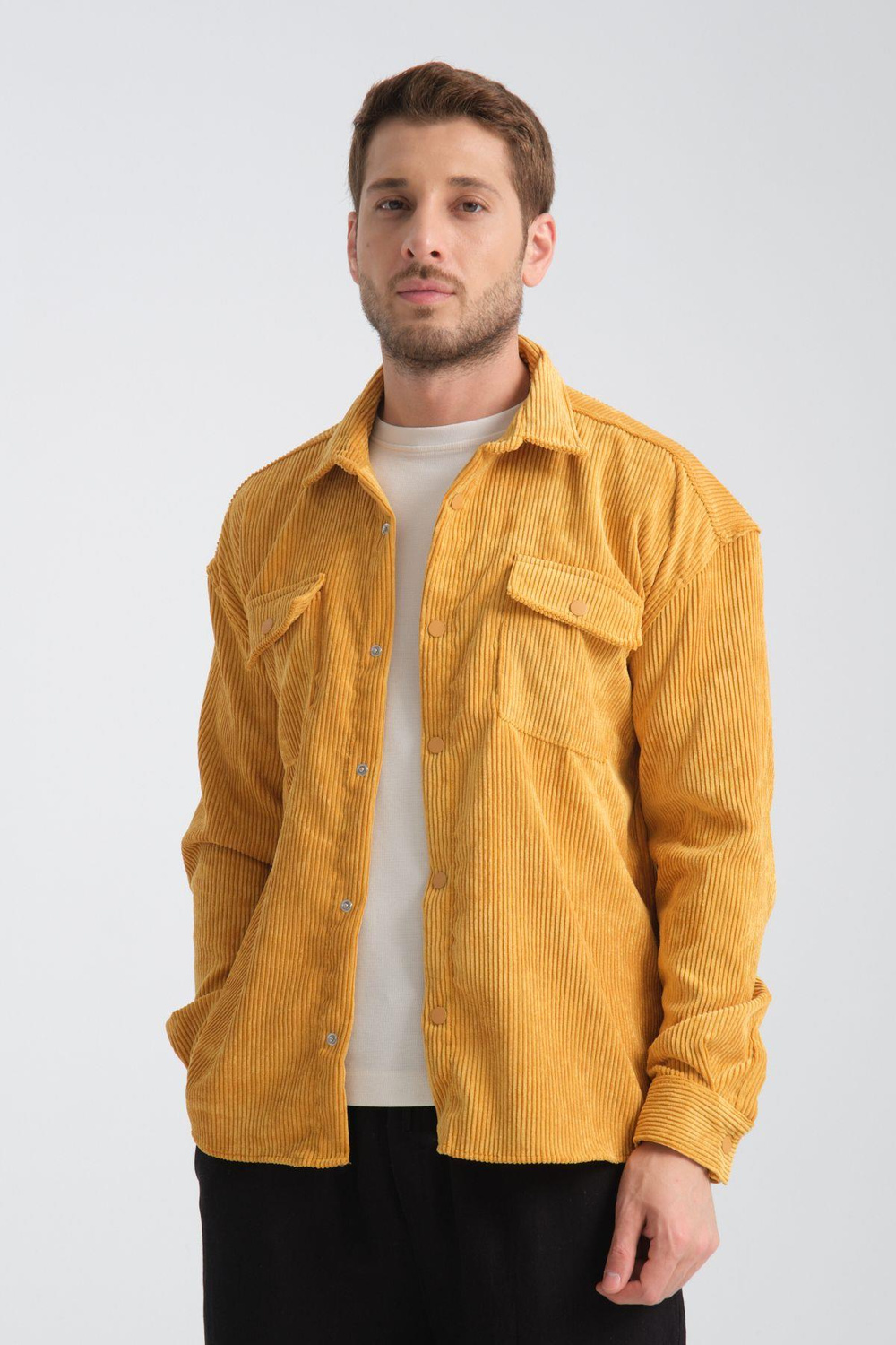 Wholesale Haven Mens Oversize Thick Corduroy Shirt  