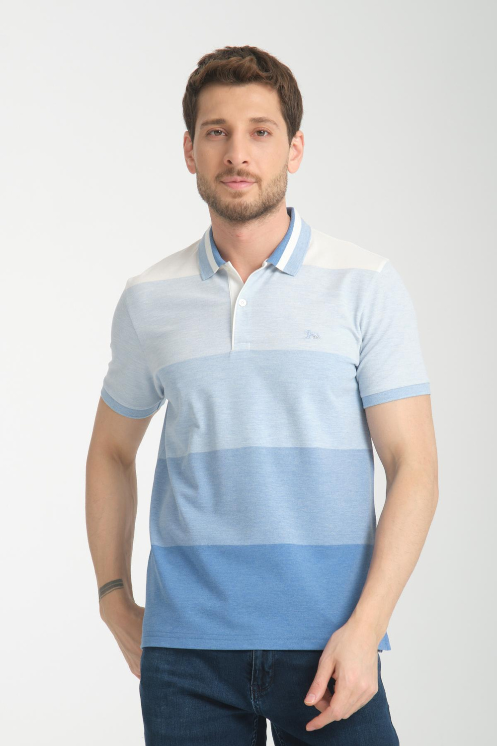 Wholesale Men Blue T-shirt