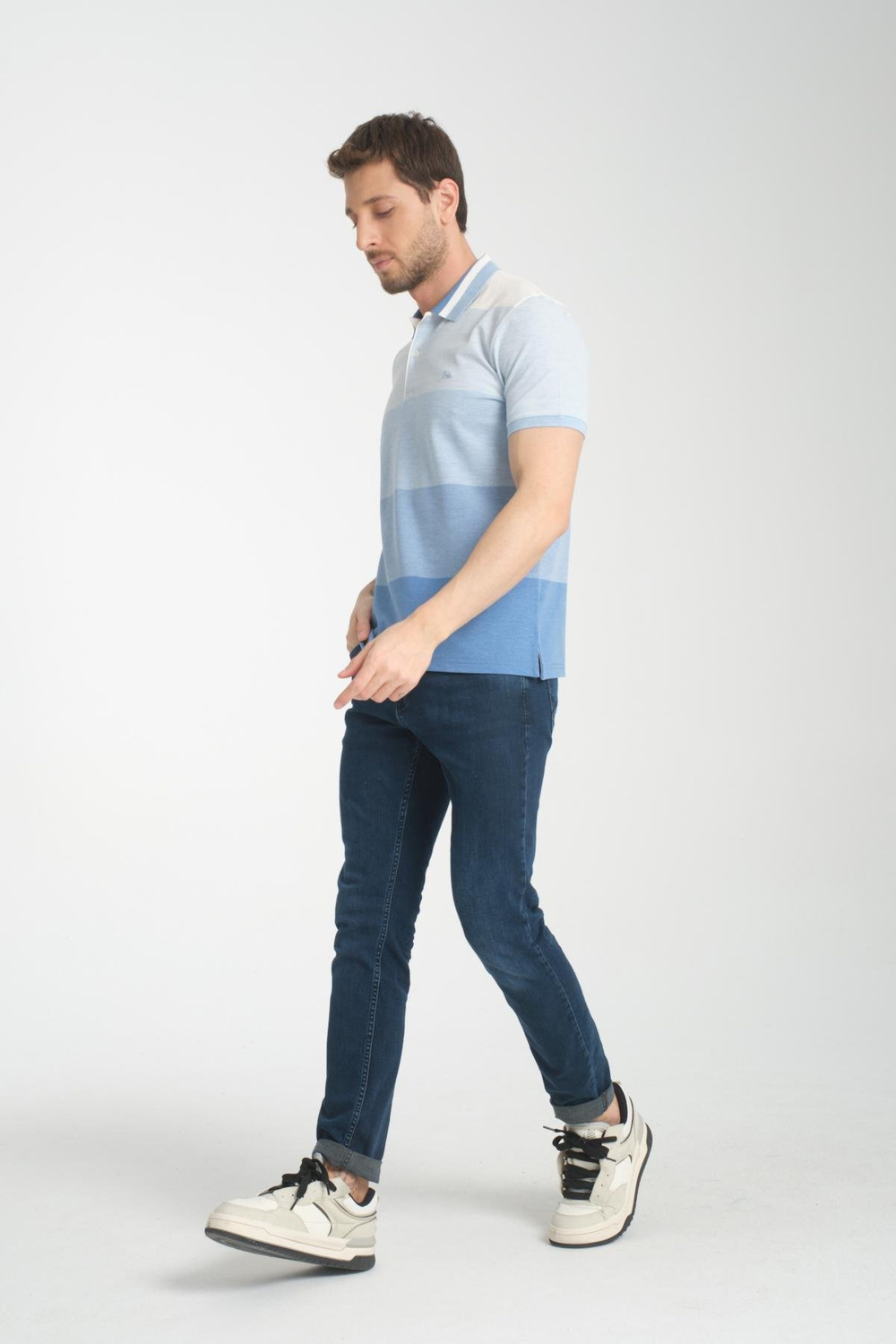 Wholesale Men Blue T-shirt