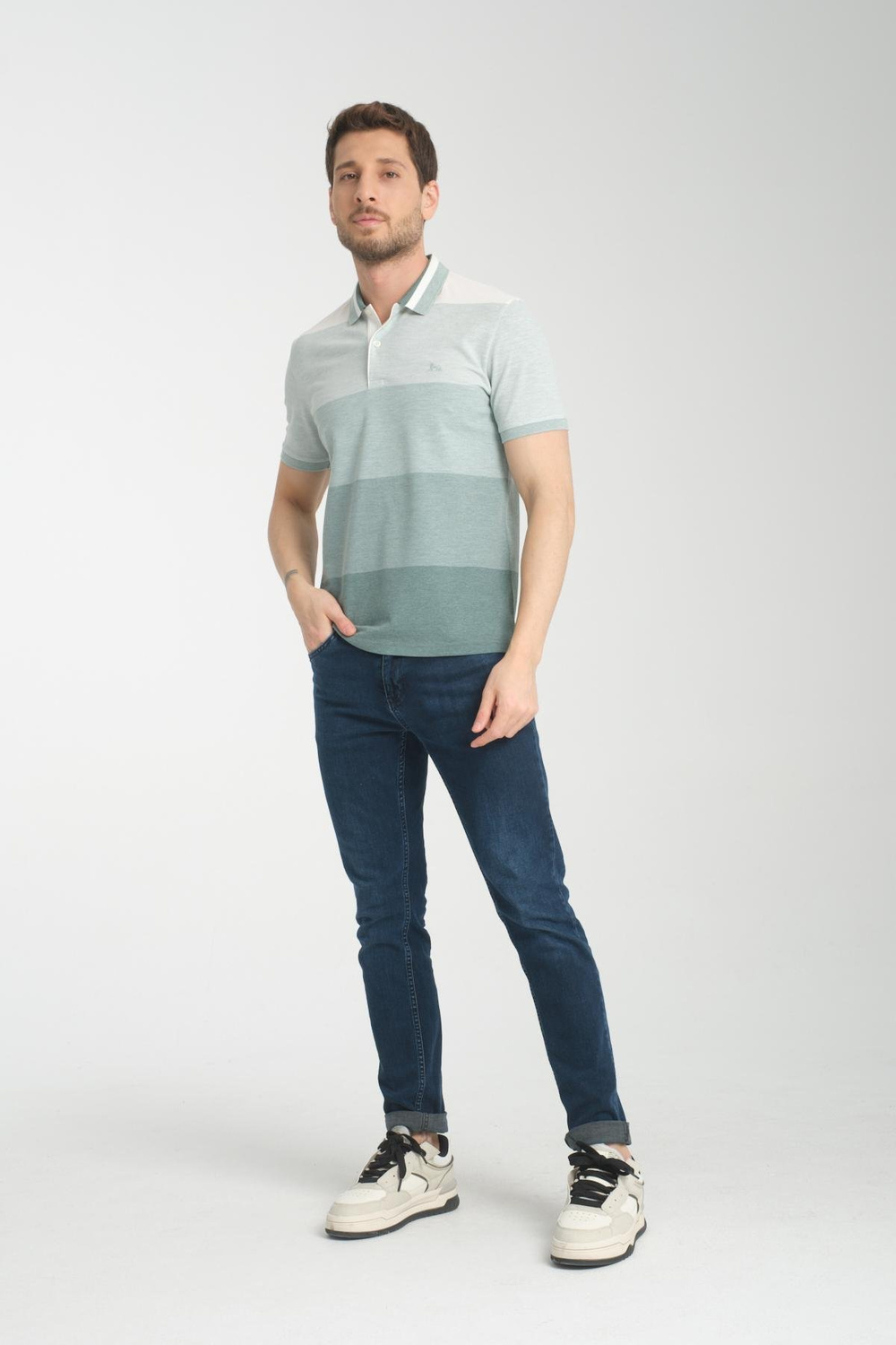 Wholesale Men Mint T-shirt