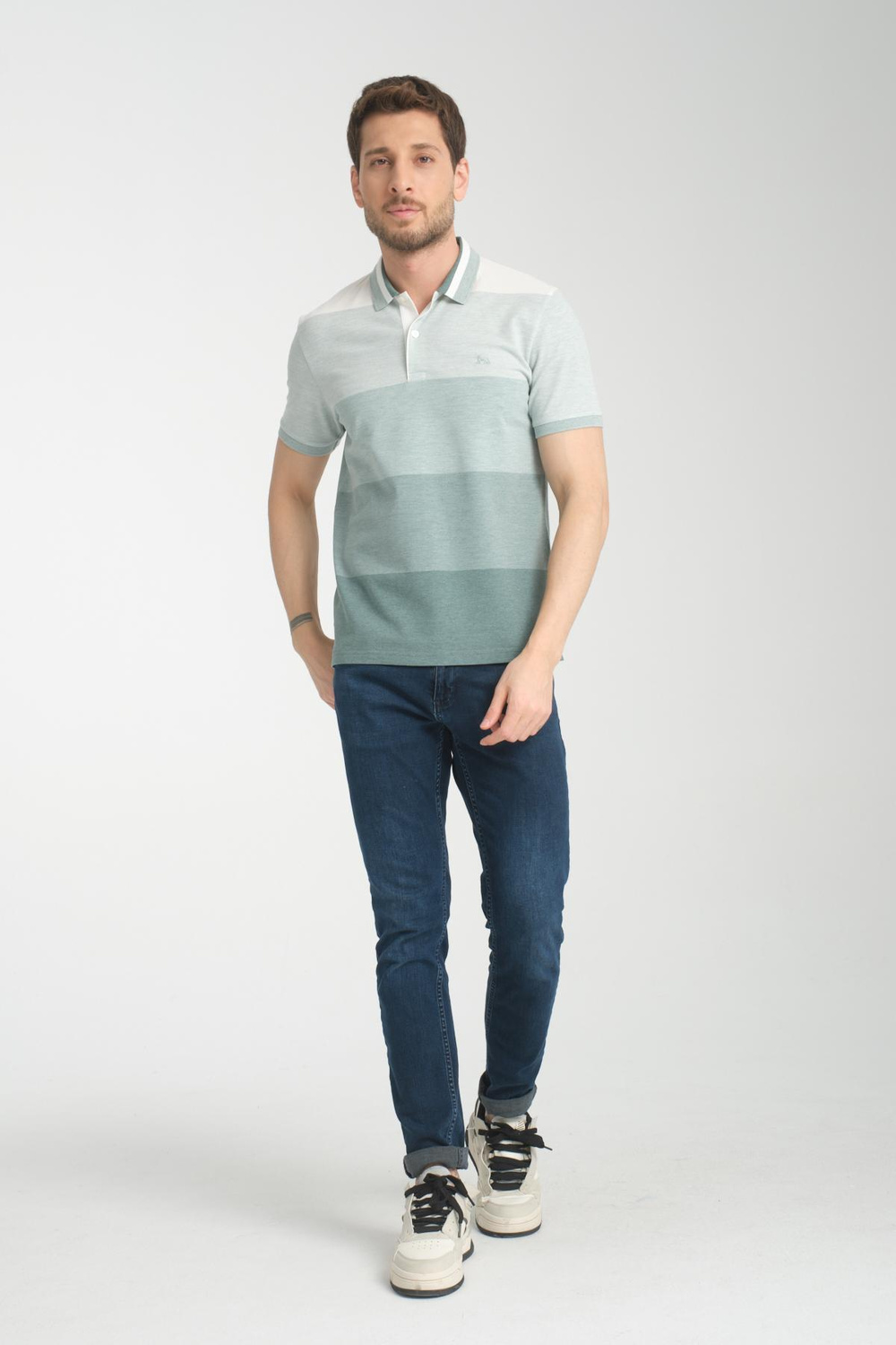 Wholesale Men Mint T-shirt