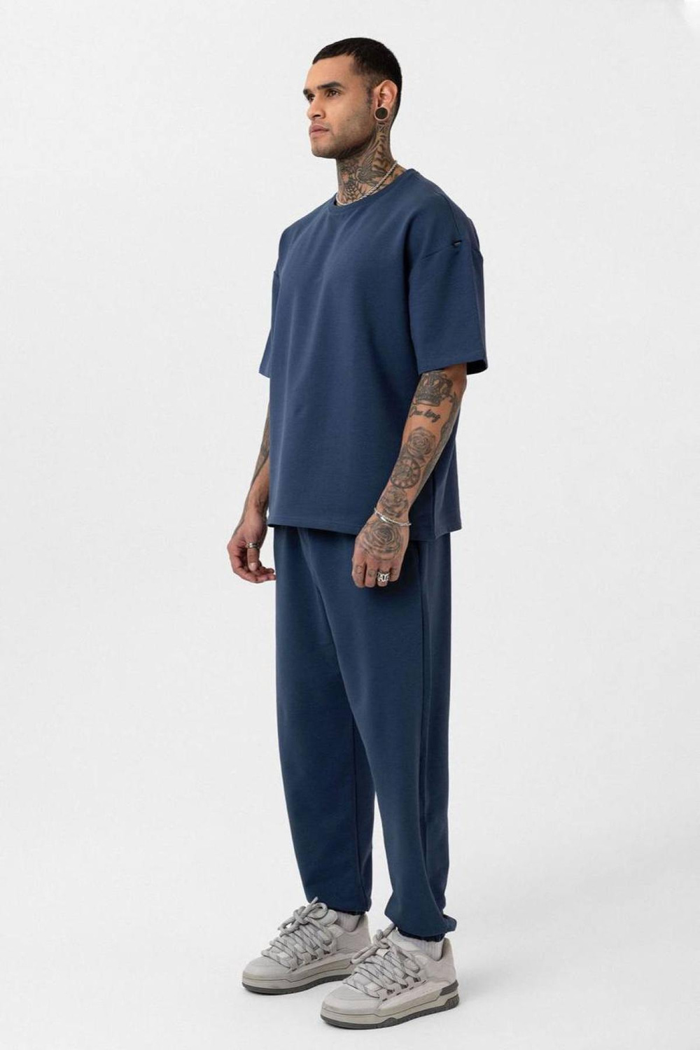 Wholesale Men Navy Tracksuit