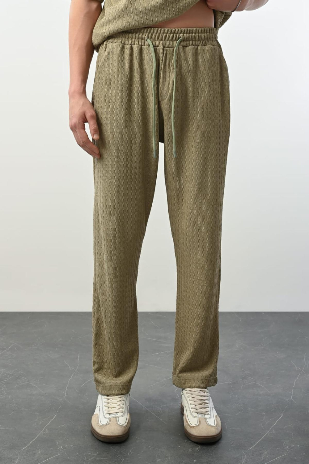 Wholesale Men Pastel Mint Pants