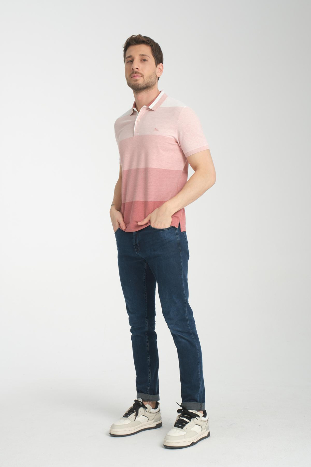 Wholesale Men Pink T-shirt