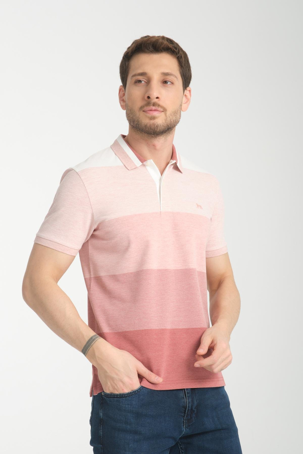 Wholesale Men Pink T-shirt