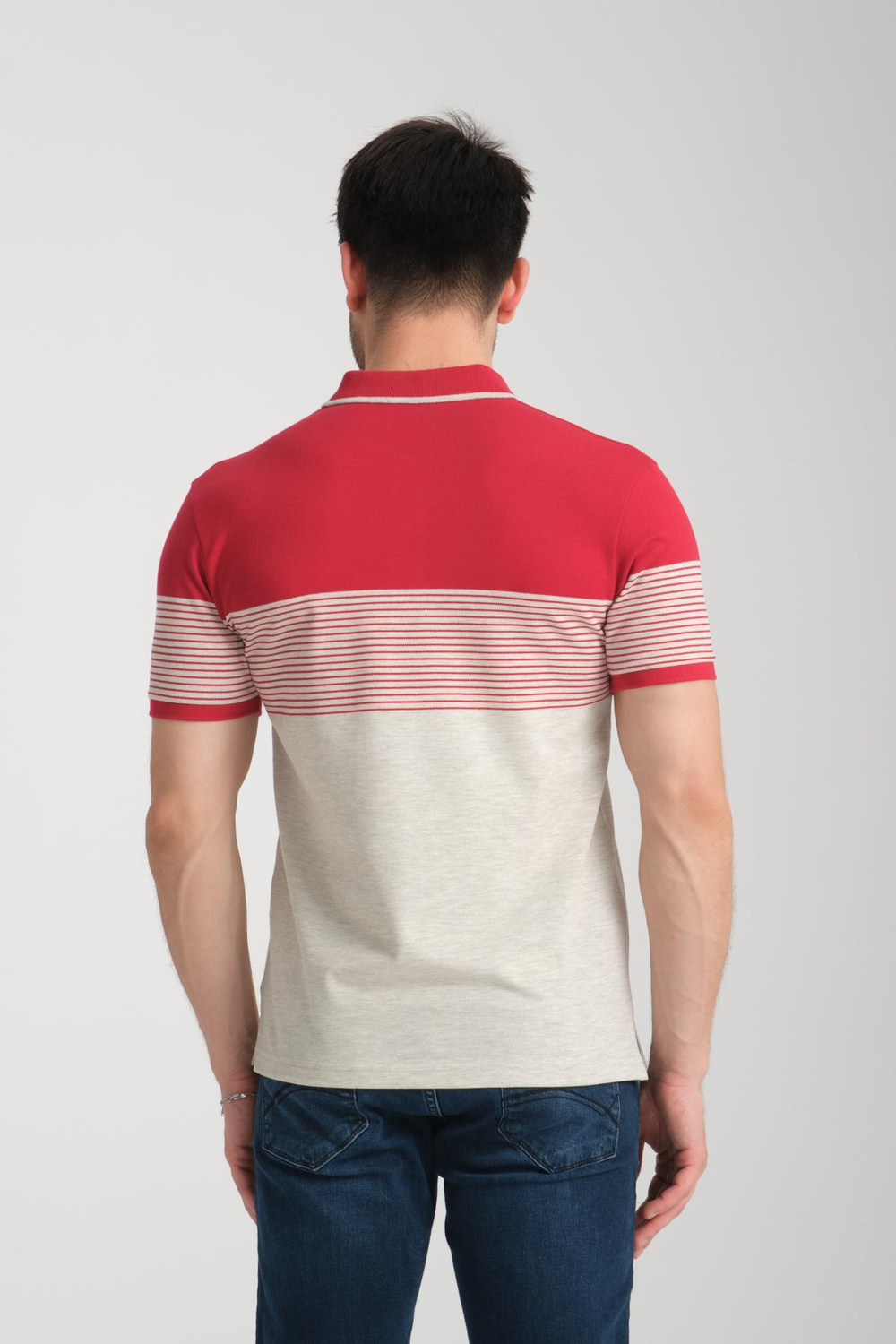 Wholesale Men Red Polo T-shirt