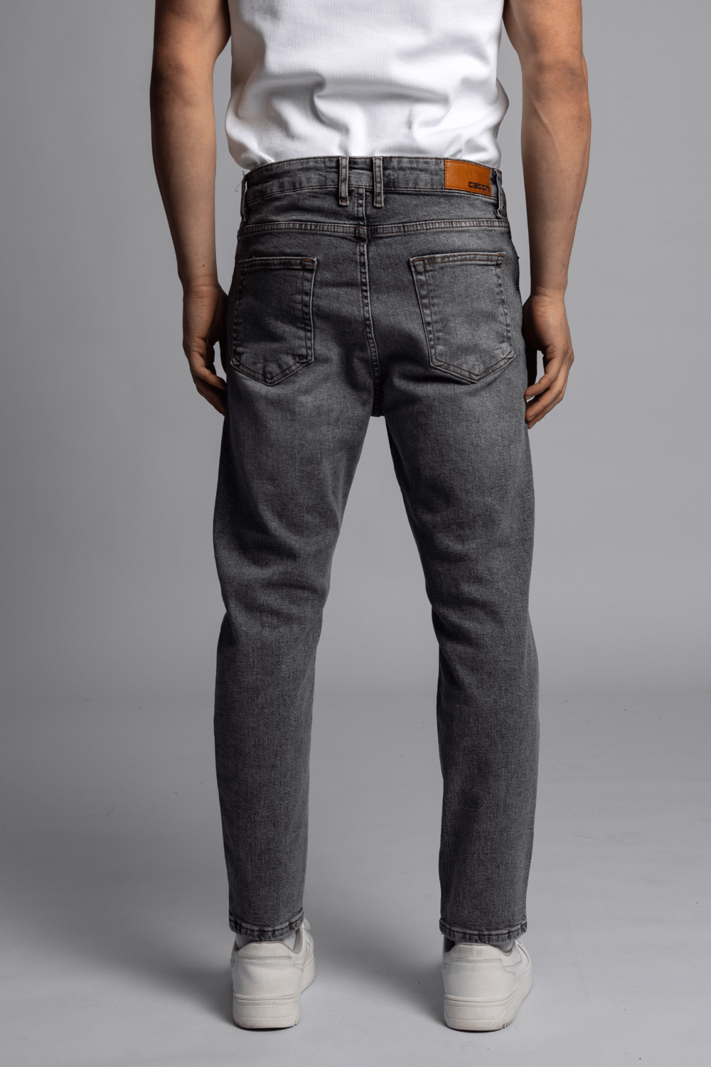 Wholesale Mens Anthracite Baggy Jeans