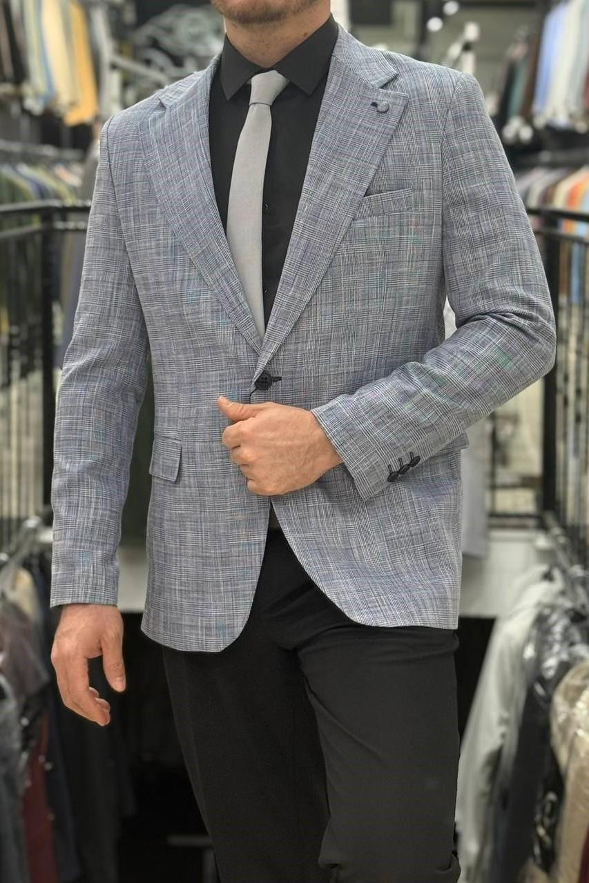 Wholesale Men's Aqua Blue Blazer Jacket 1701W26-035