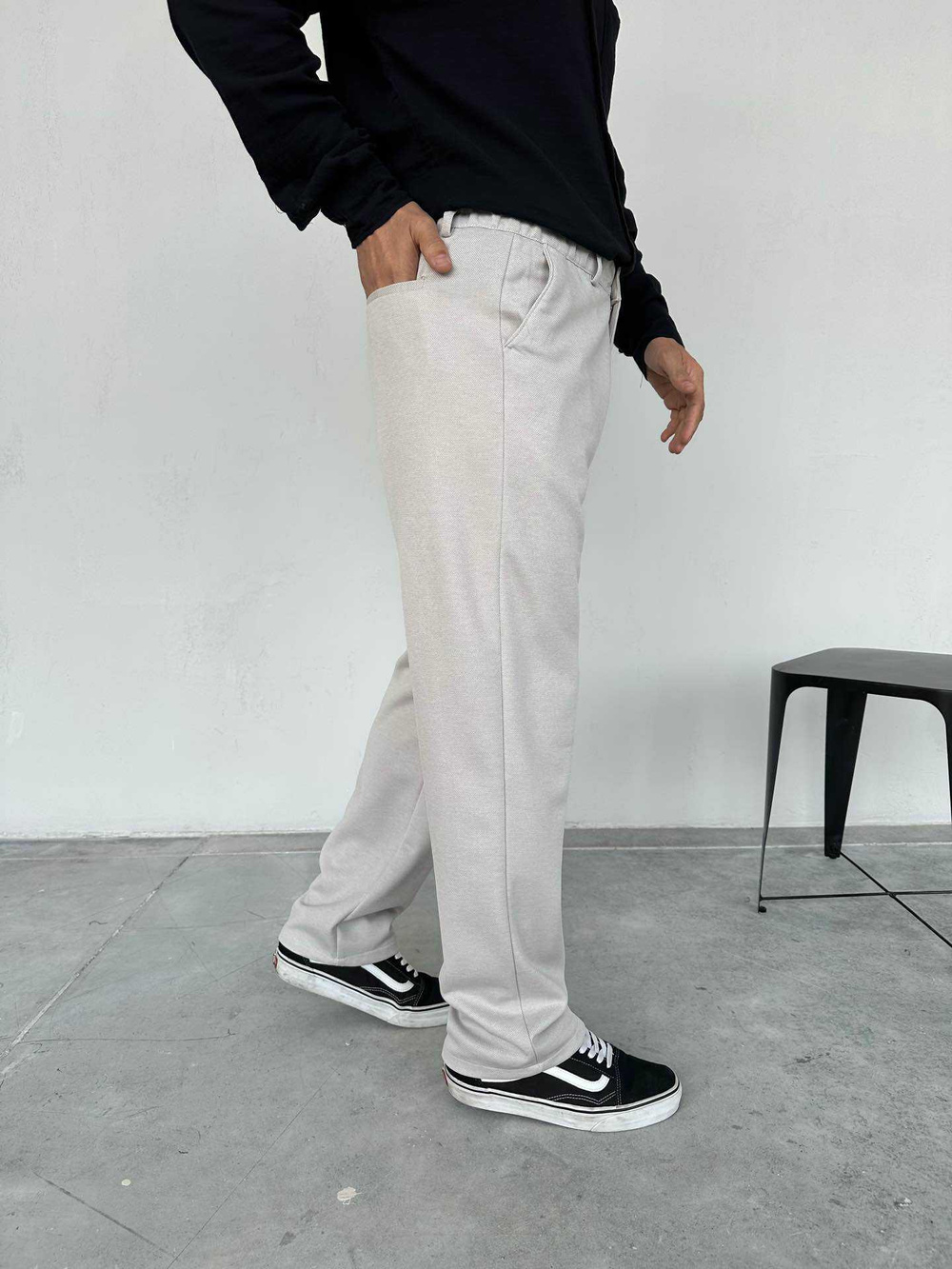 Wholesale Mens Beige Baggy Pants
