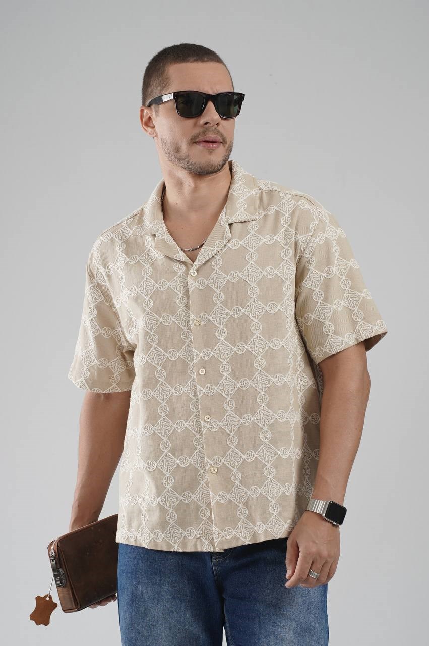 Wholesale Mens Beige Shirt