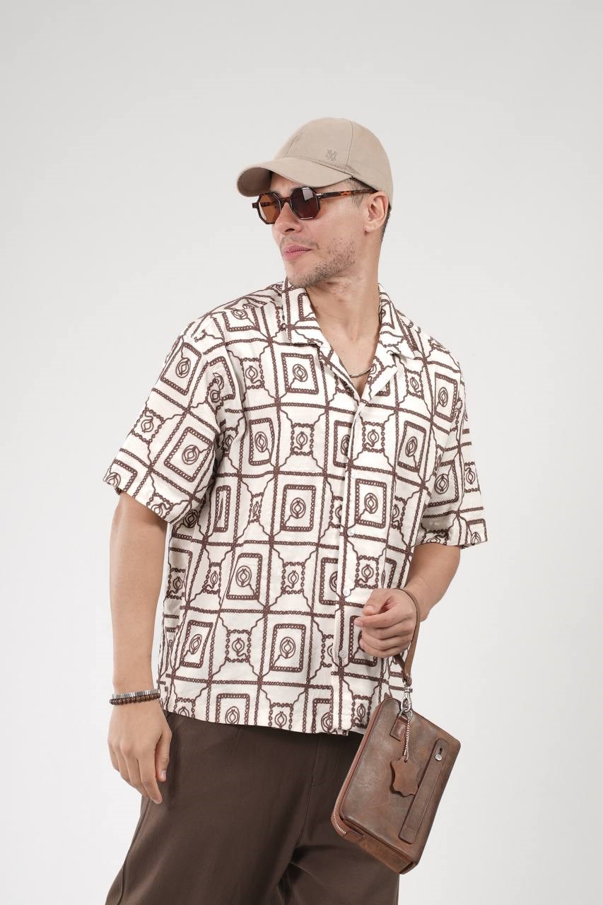 Wholesale Mens Beige Shirt
