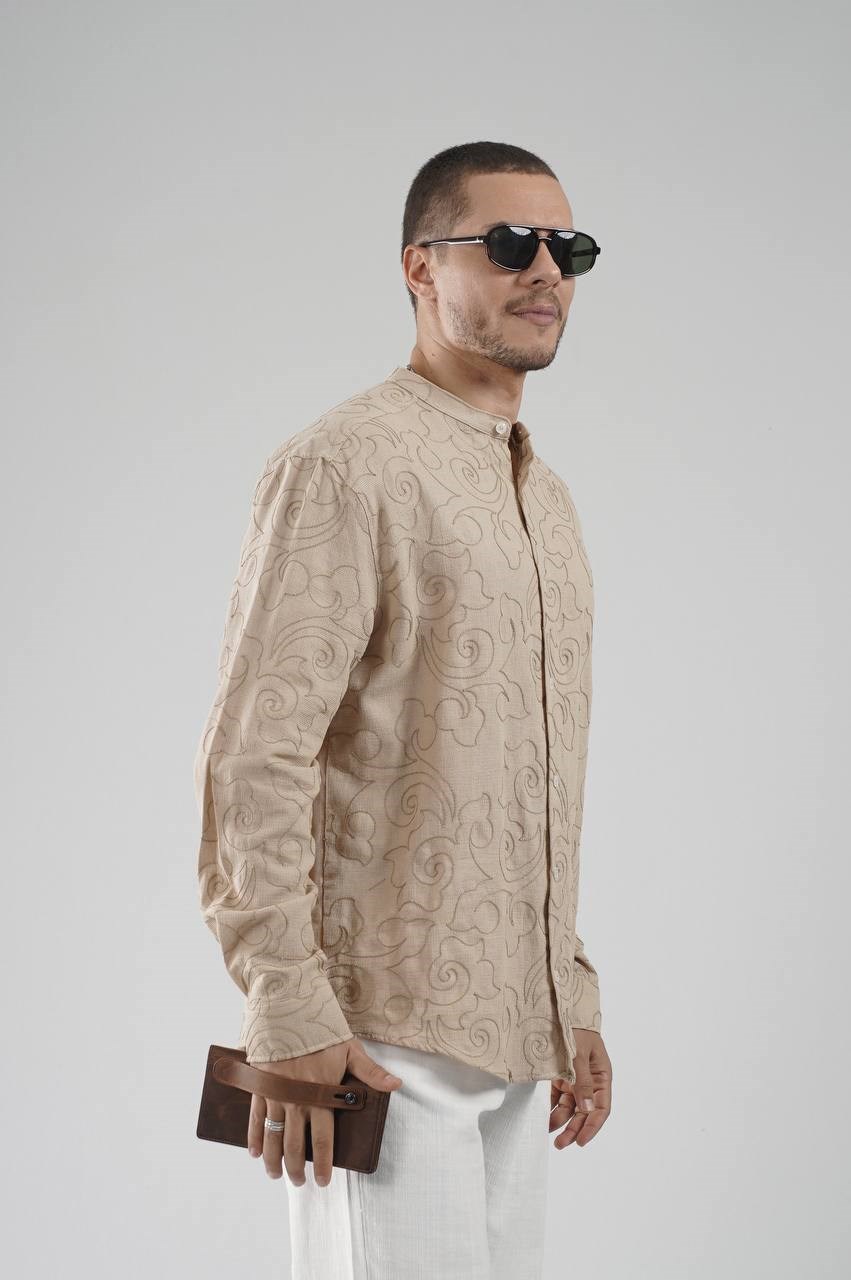 Wholesale Mens Beige Shirt