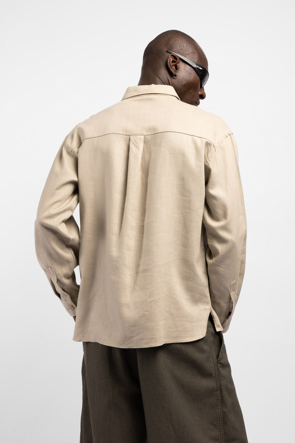 Wholesale Mens Beige Shirt