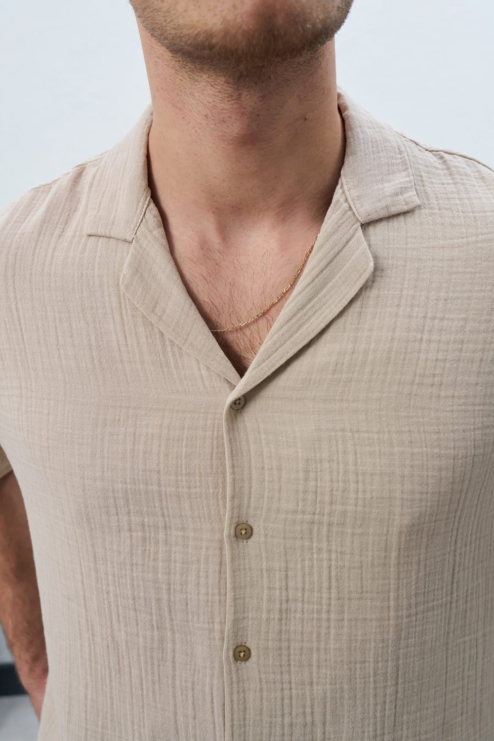 Wholesale Mens Beige Shirt