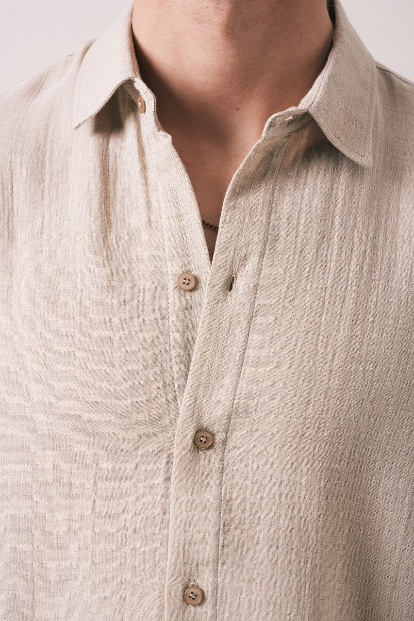 Wholesale Mens Beige Shirt