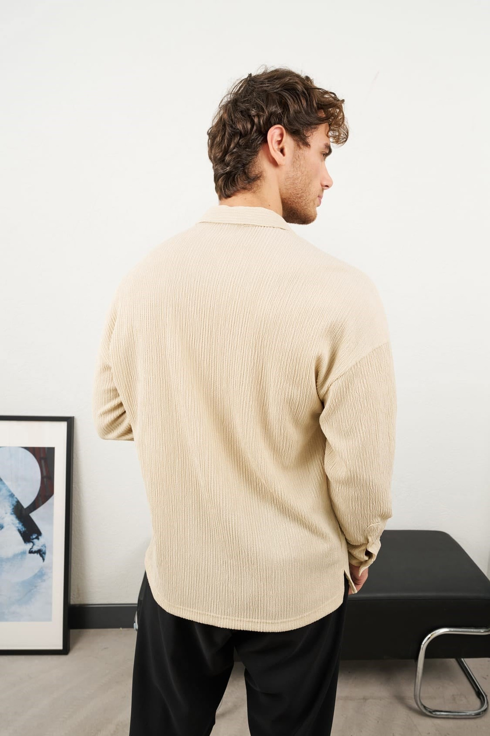 Wholesale Mens Beige Shirt