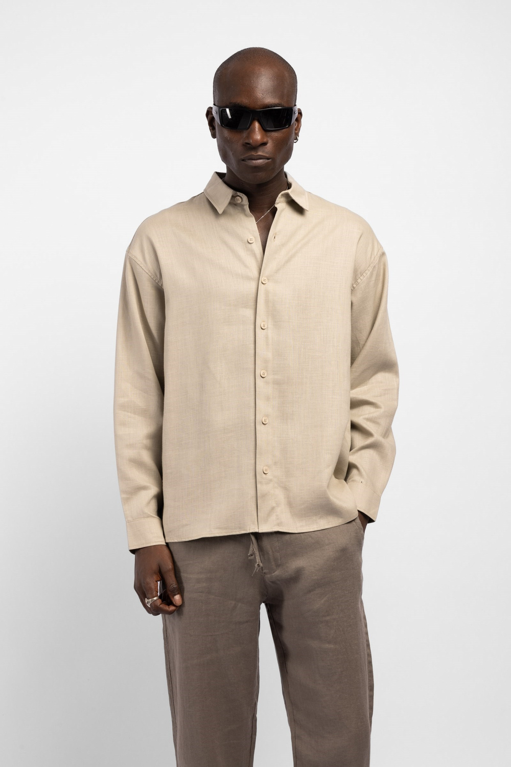 Wholesale Mens Beige Shirts