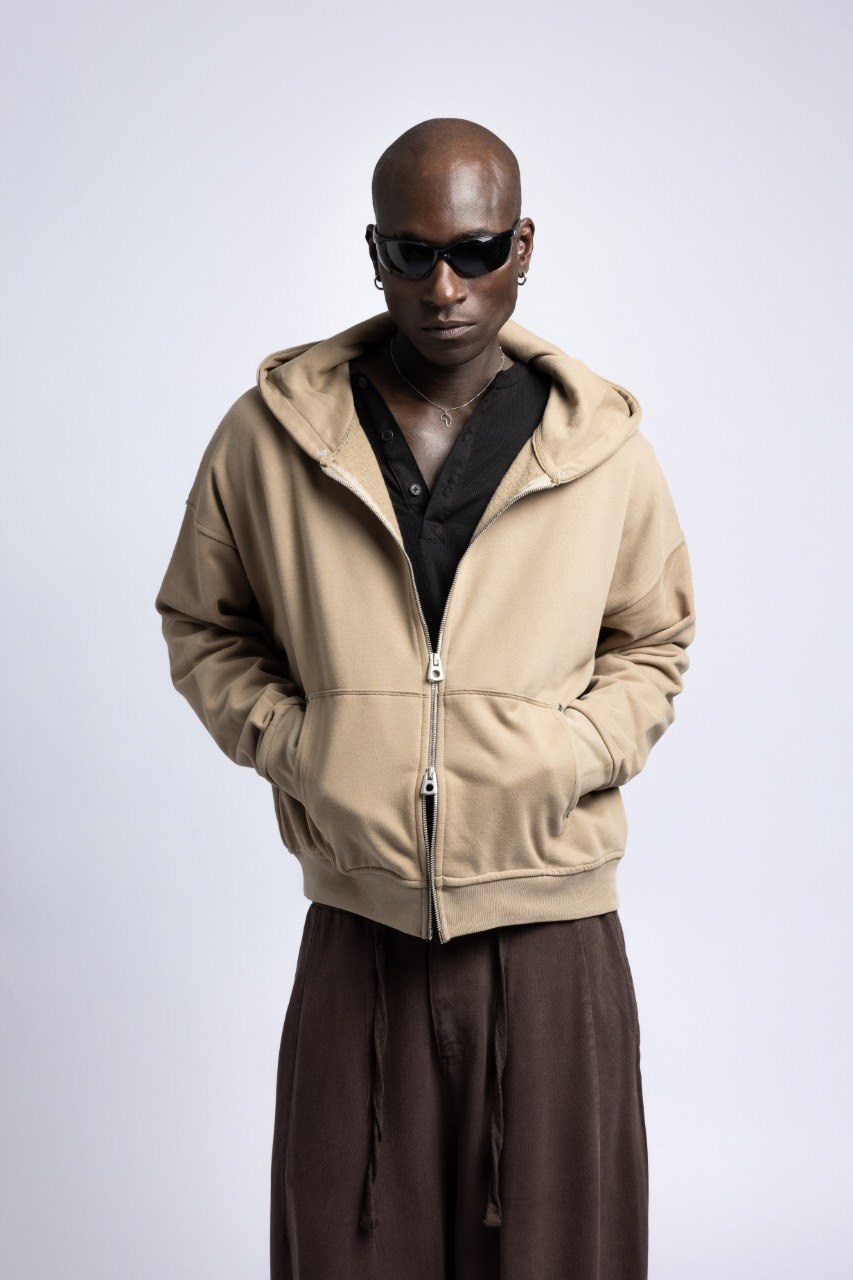 Wholesale Men's Beige Sweatshirt  1503FW27-MRT-4647