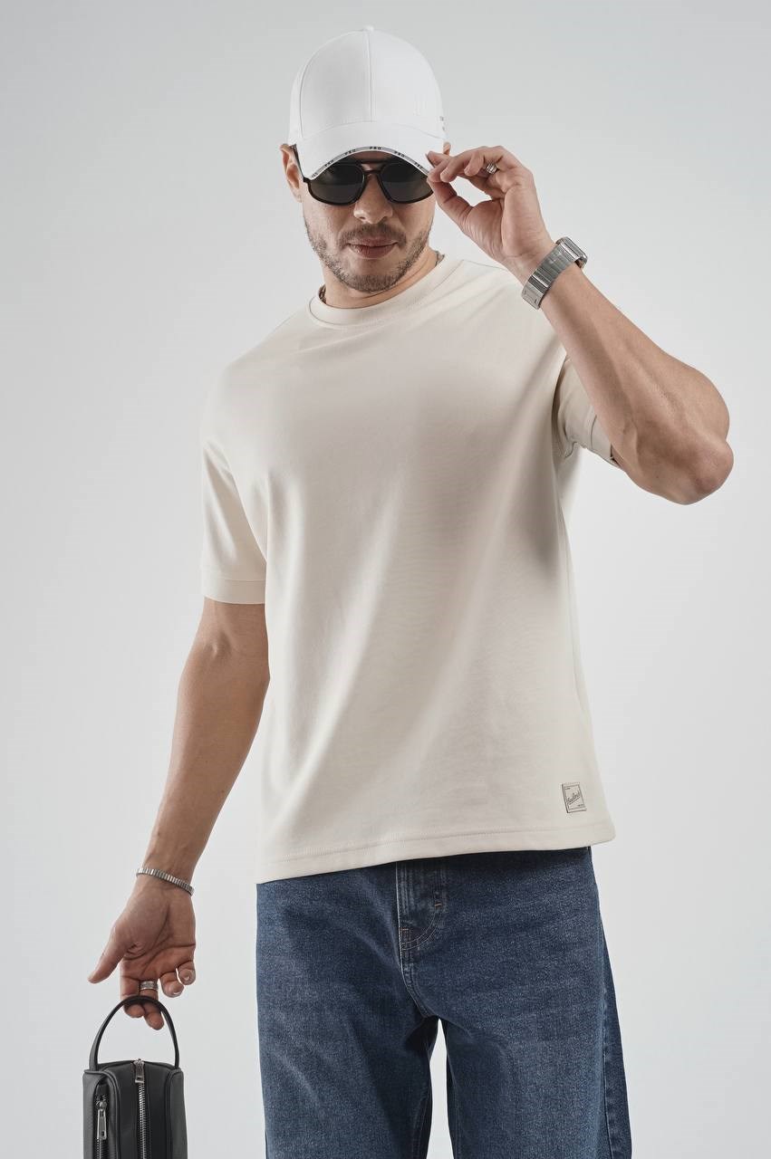 Wholesale Mens Beige T-Shirt