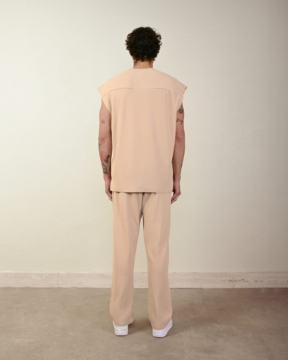 Wholesale Mens Beige T-Shirt