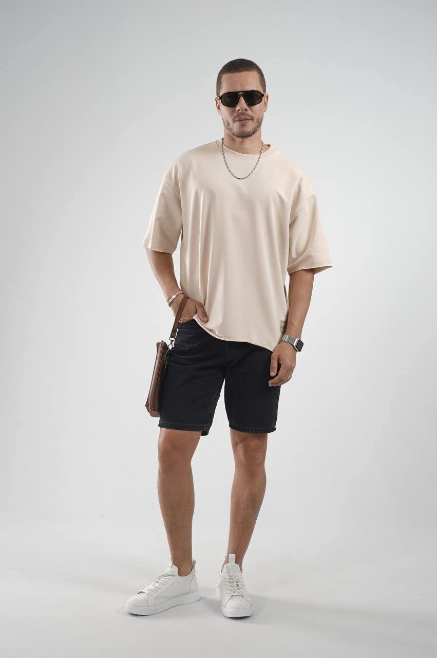 Wholesale Mens Beige T-Shirt