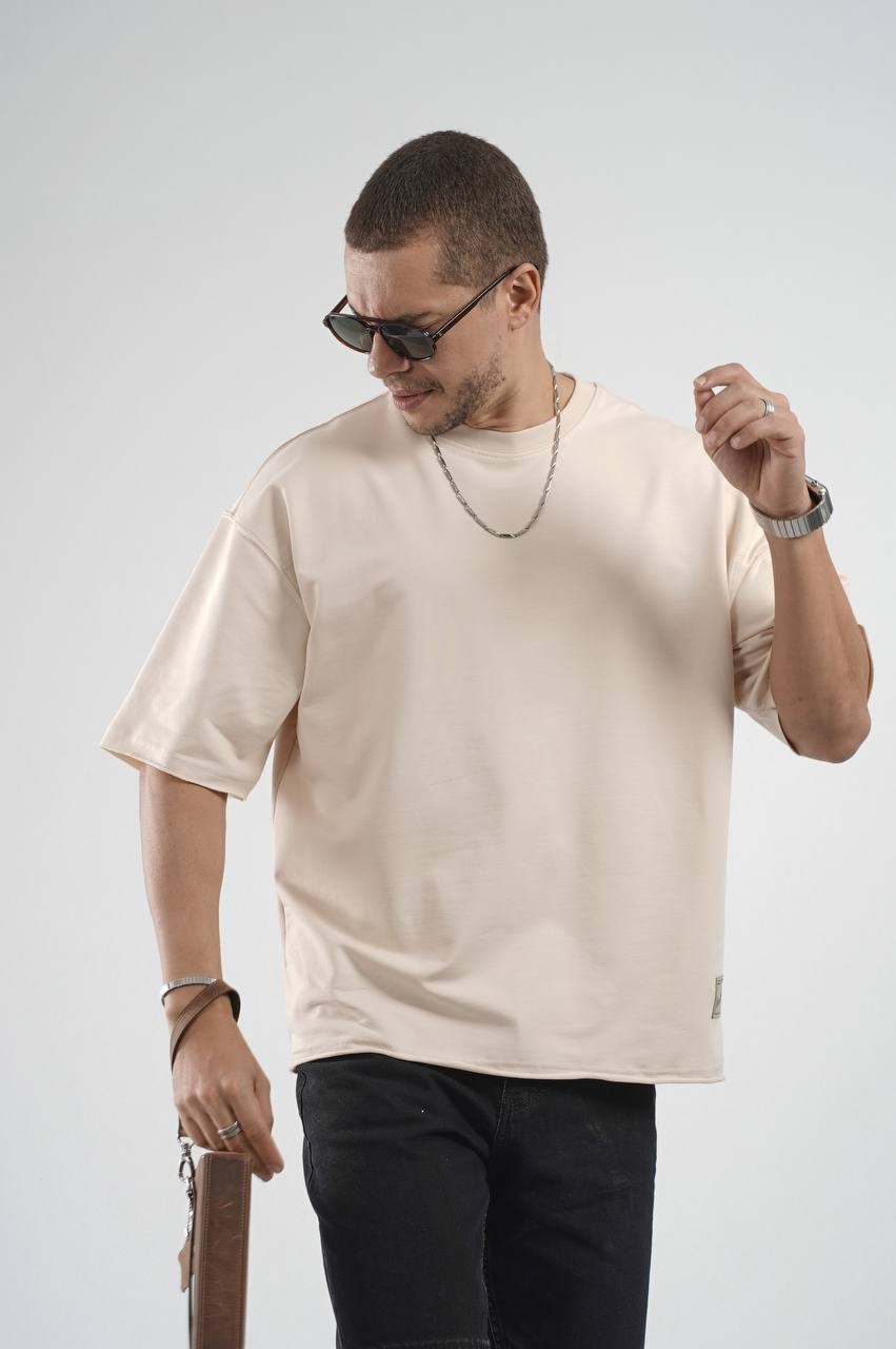 Wholesale Mens Beige T-Shirt