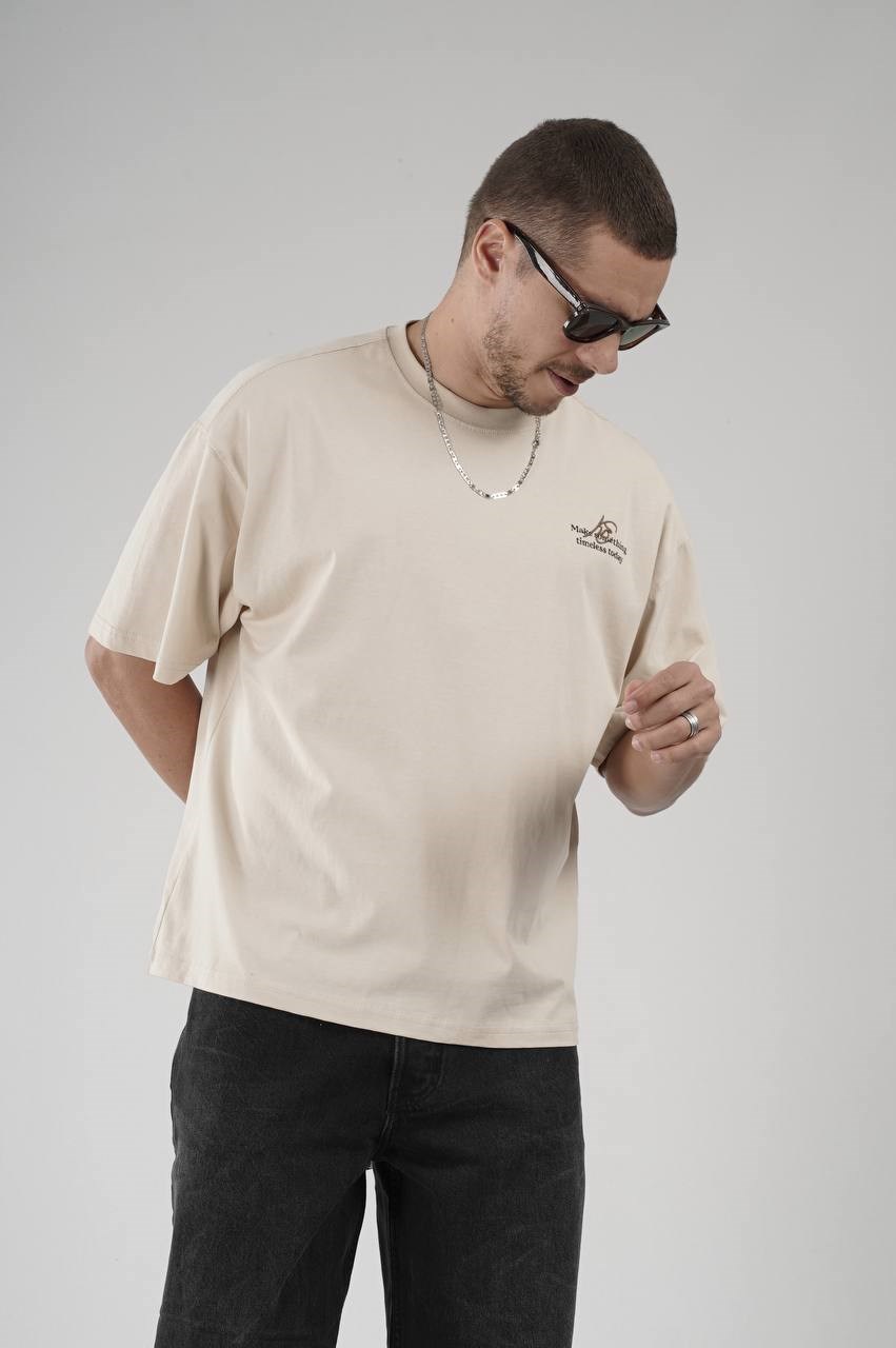 Wholesale Mens Beige T-Shirt