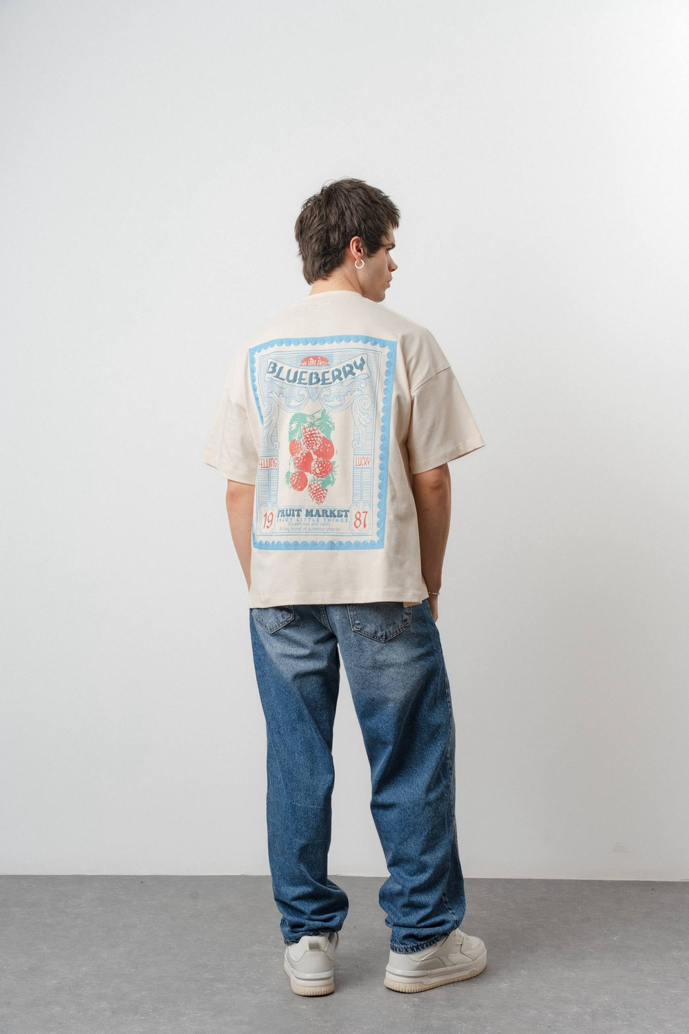 Wholesale Mens Beige T-Shirt