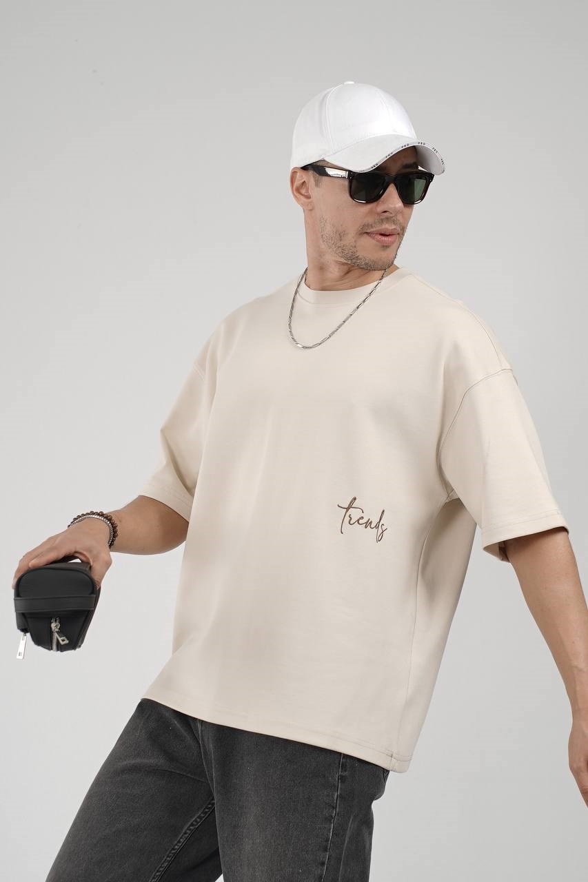 Wholesale Mens Beige T-Shirt