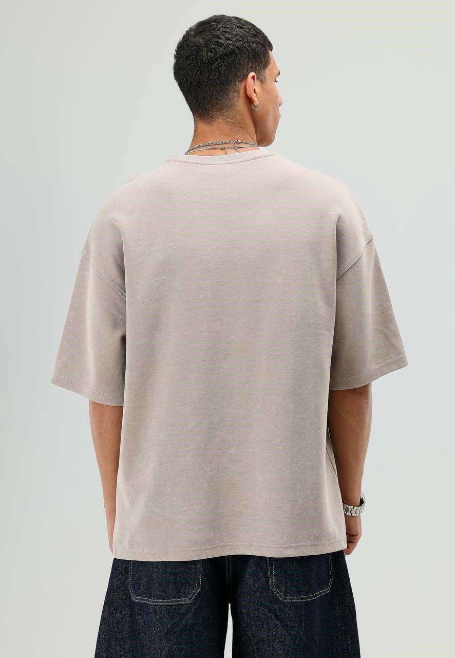 Wholesale Mens Beige T-Shirt