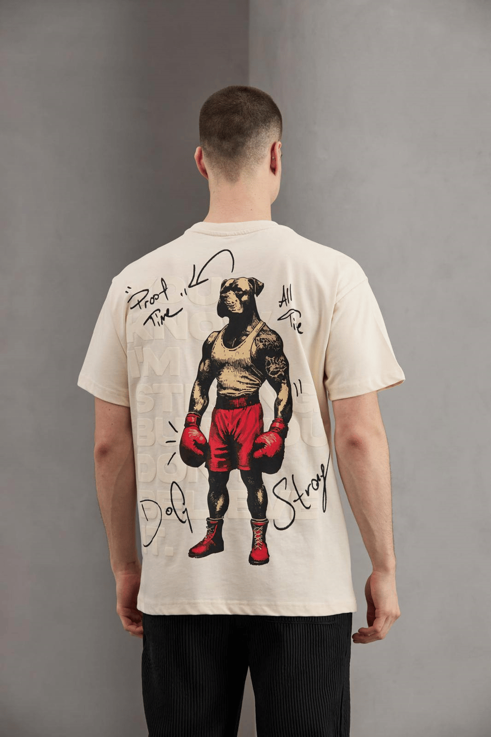 Wholesale Mens Beige T-Shirt