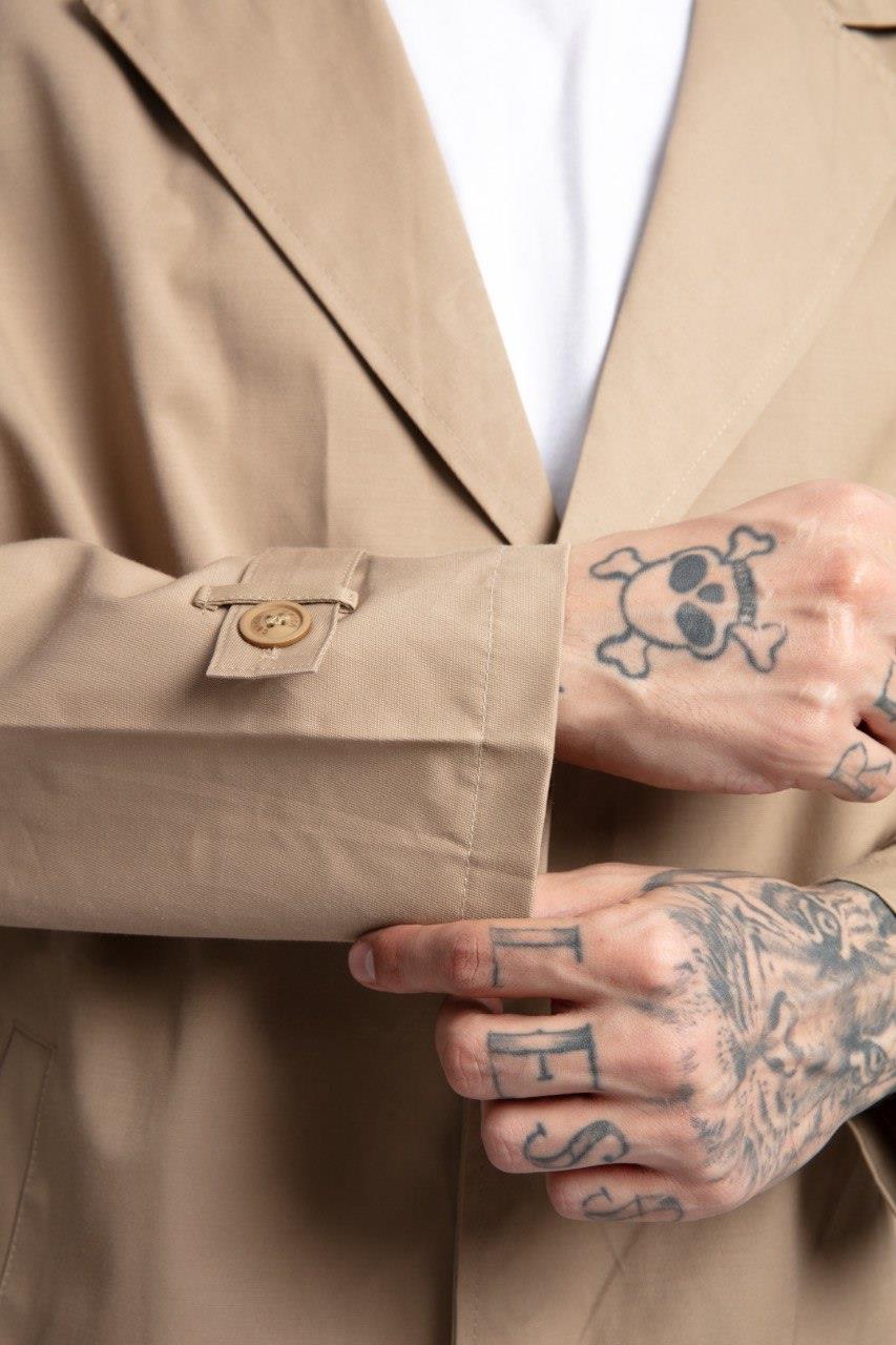 Wholesale Mens Beige Trench Coat