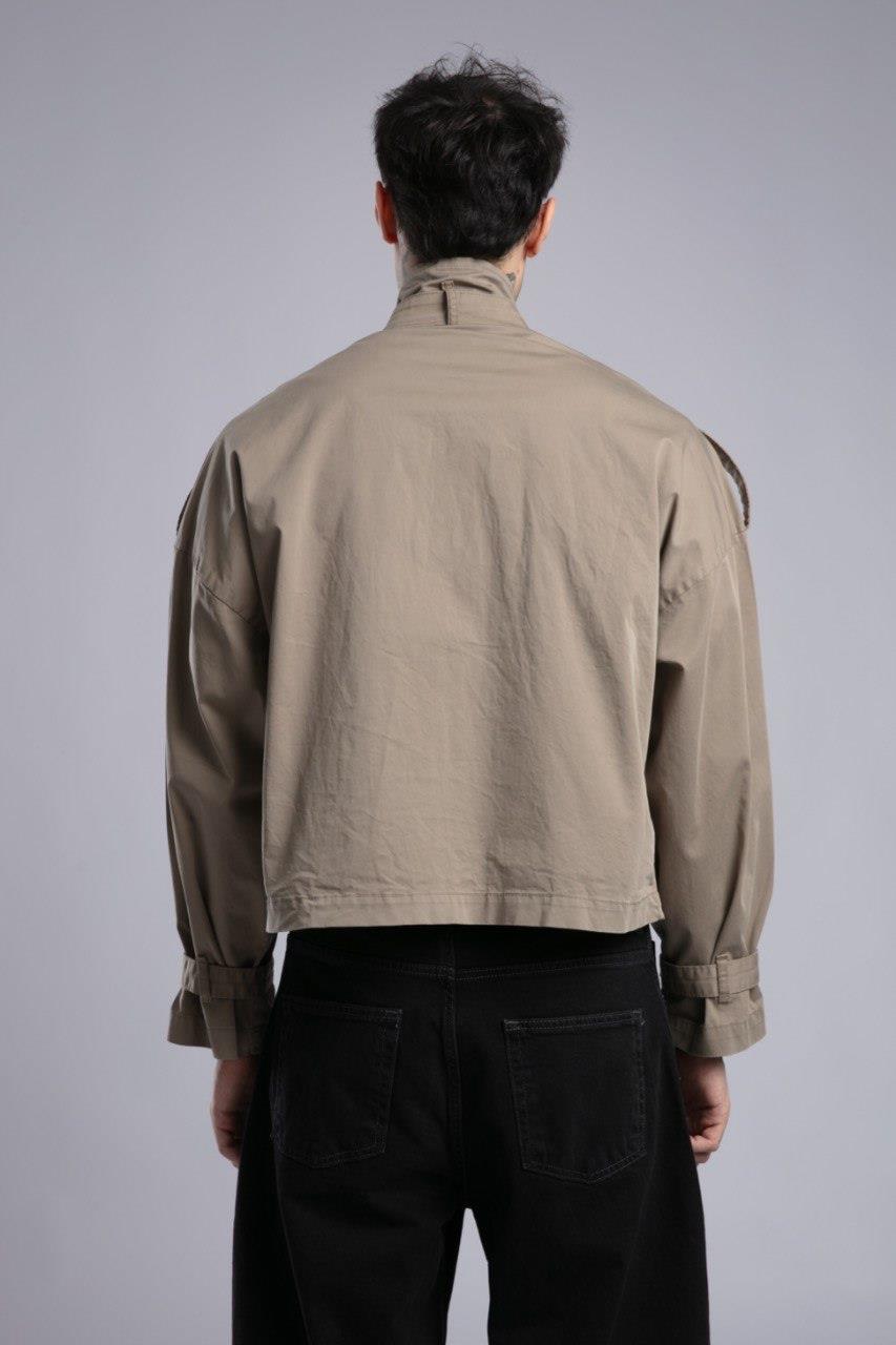 Wholesale Mens Beige Detailed Jacket