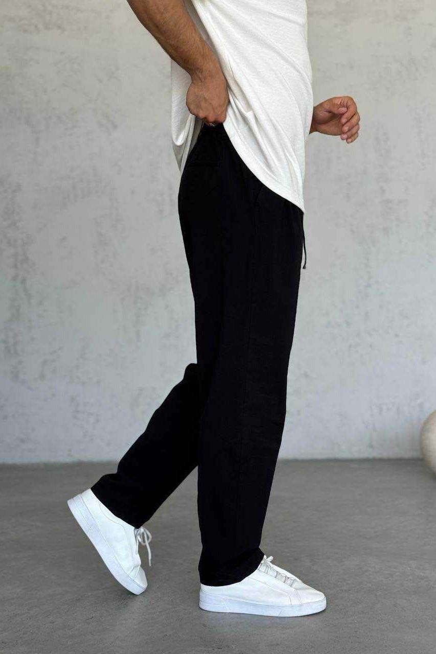 Wholesale Mens Black Baggy Pants
