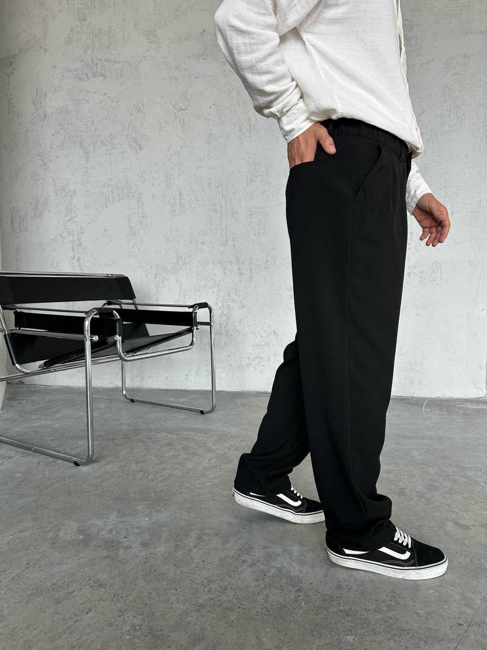Wholesale Mens Black Baggy Pants