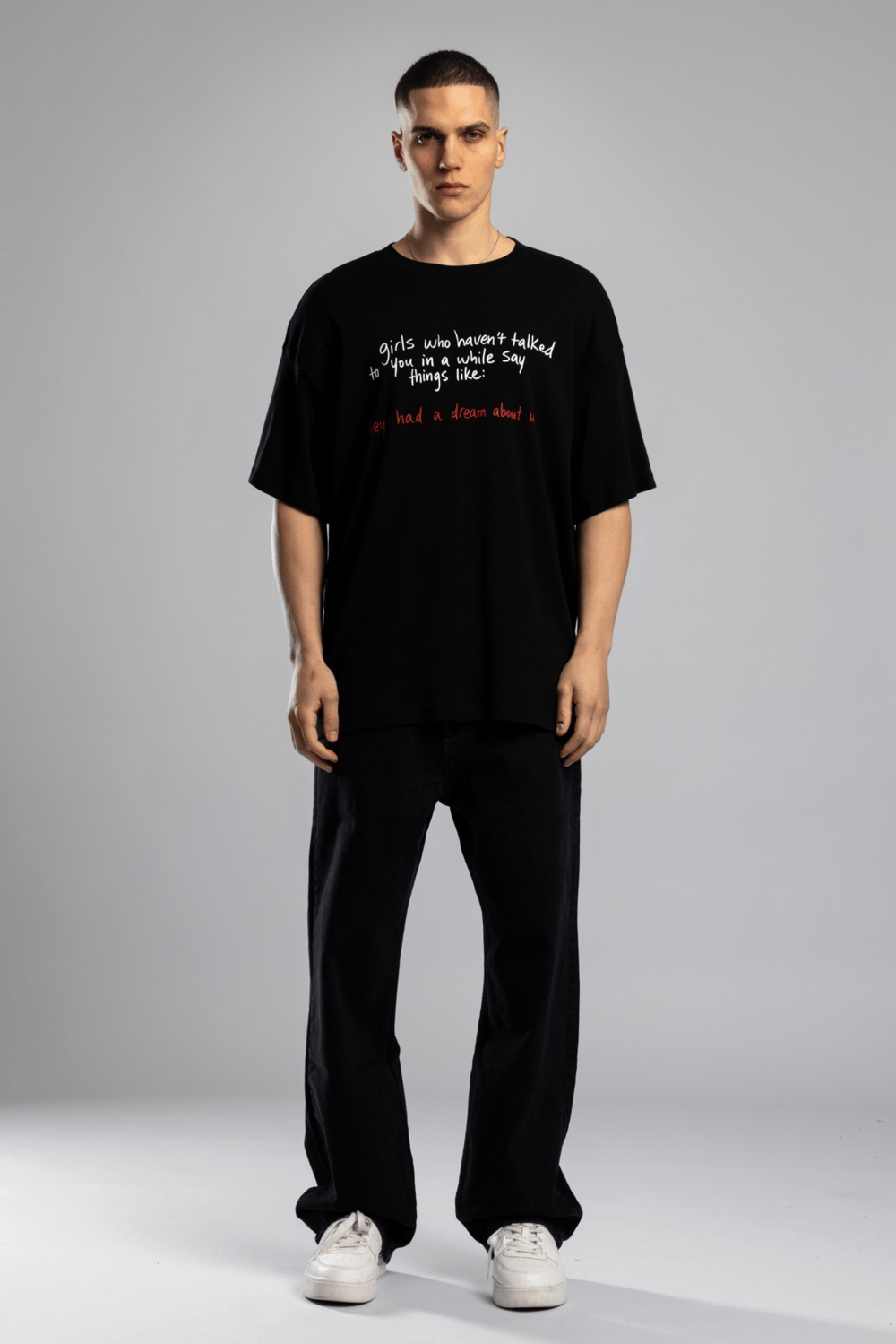 Wholesale Mens Black Thin T-shirt