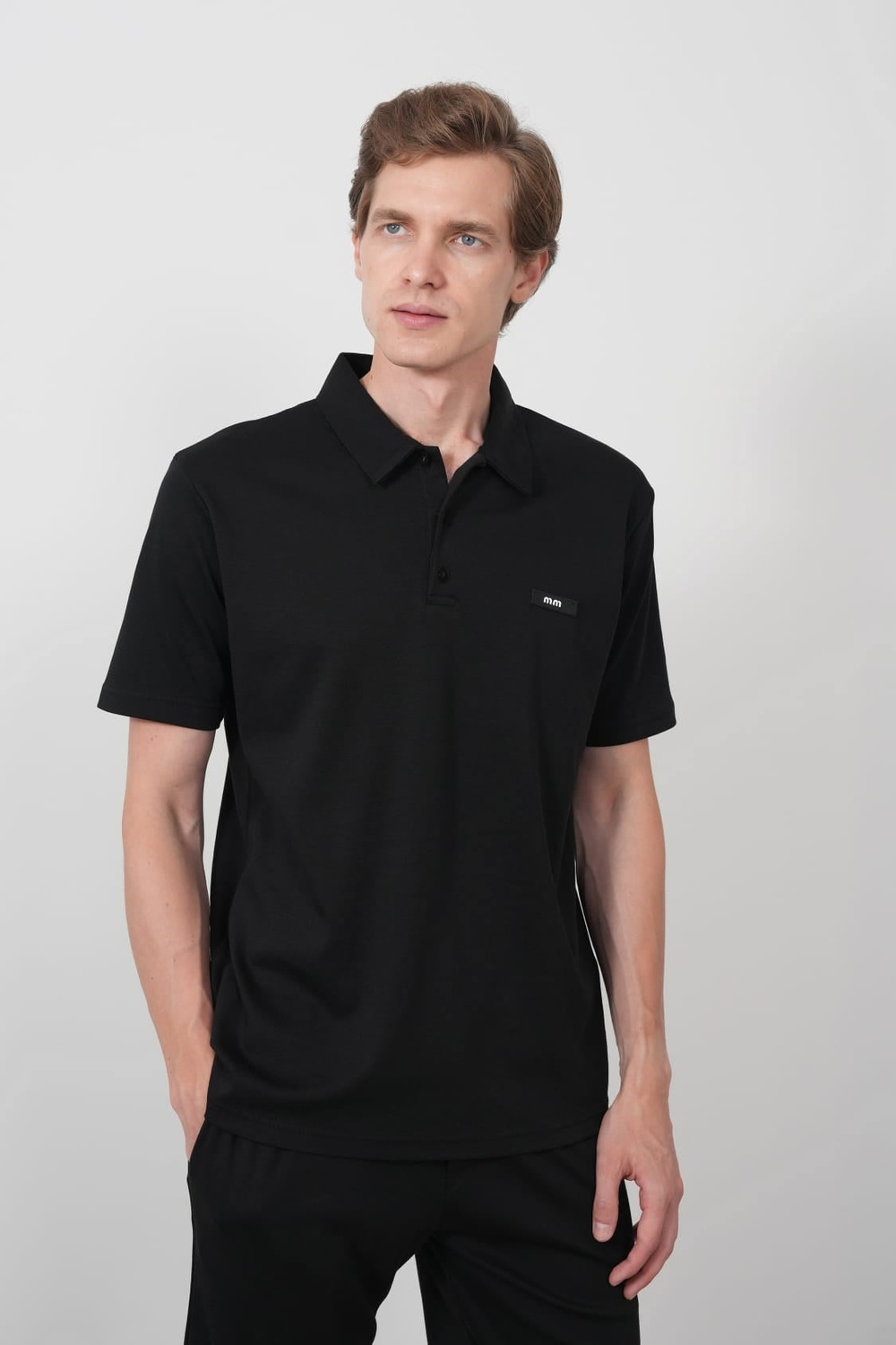 Wholesale Mens Black Polo T-Shirt