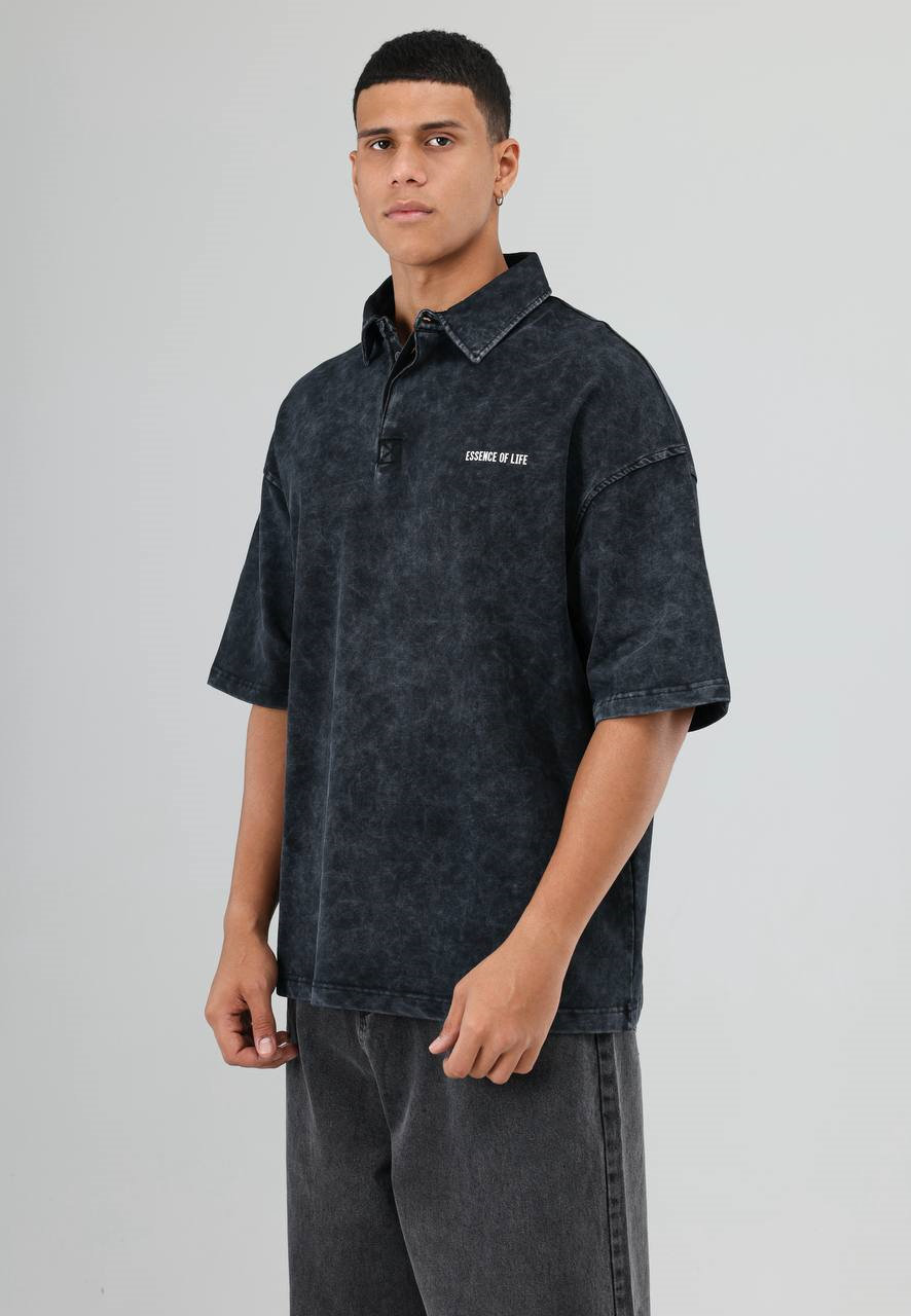 Wholesale Mens Black Polo T-Shirt
