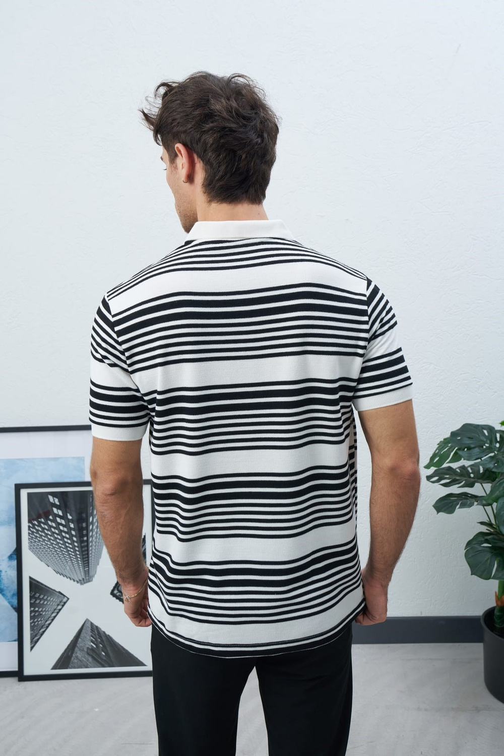 Wholesale Mens Black Polo T-Shirt