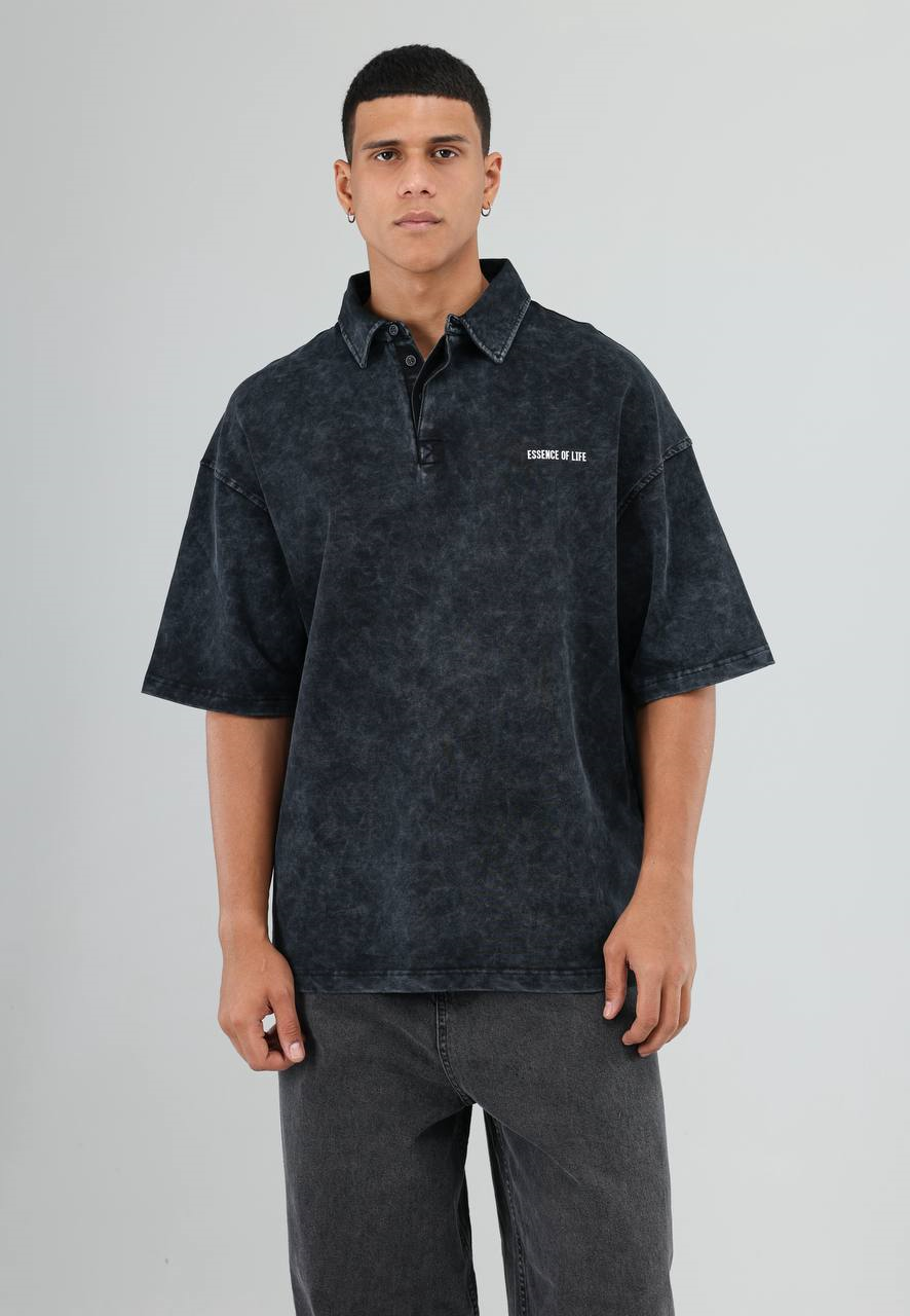 Wholesale Mens Black Polo T-Shirt