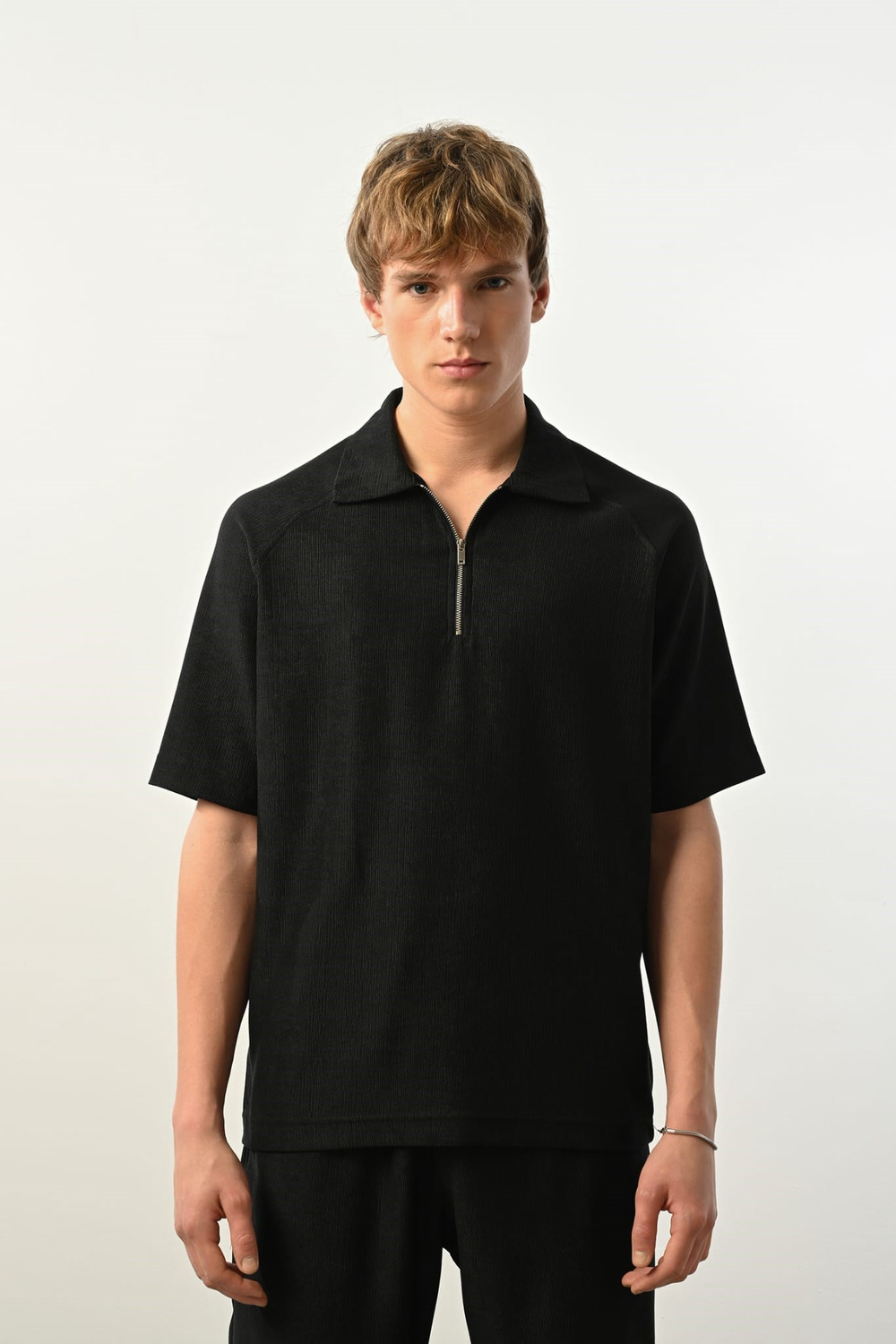 Wholesale Mens Black Polo T-Shirt