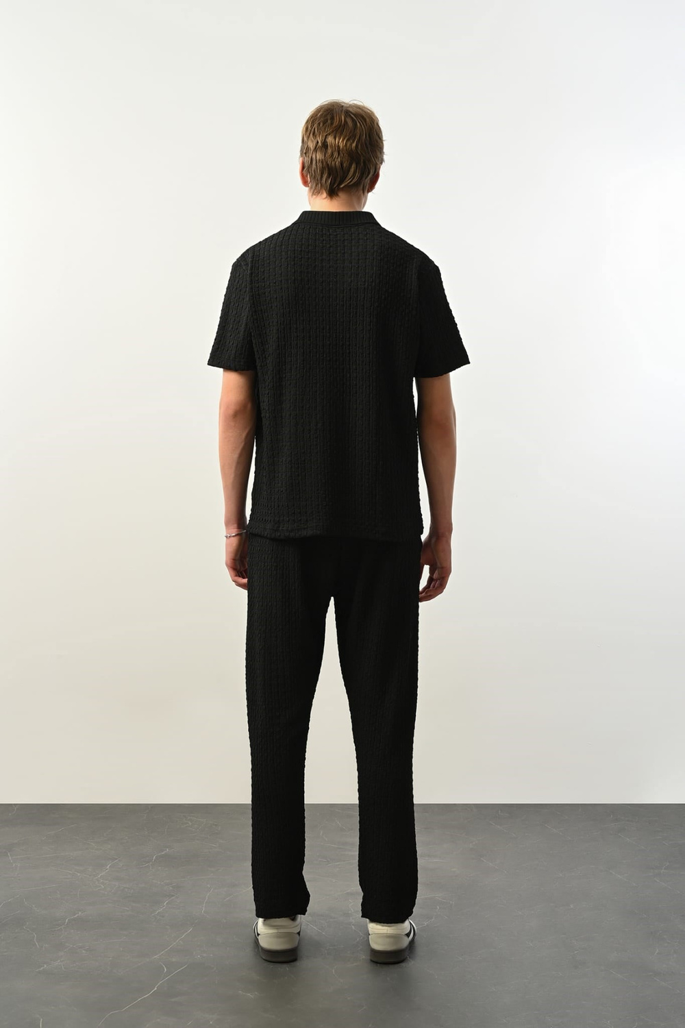 Wholesale Mens Black Polo T-Shirt