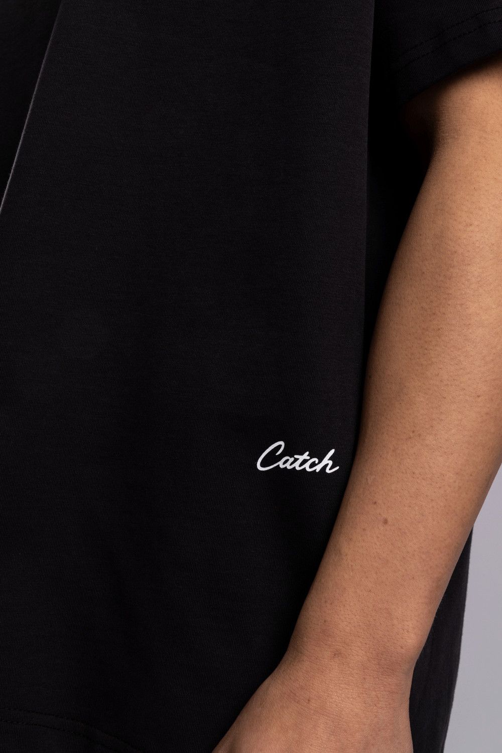 Wholesale Mens Black Printed T-shirt